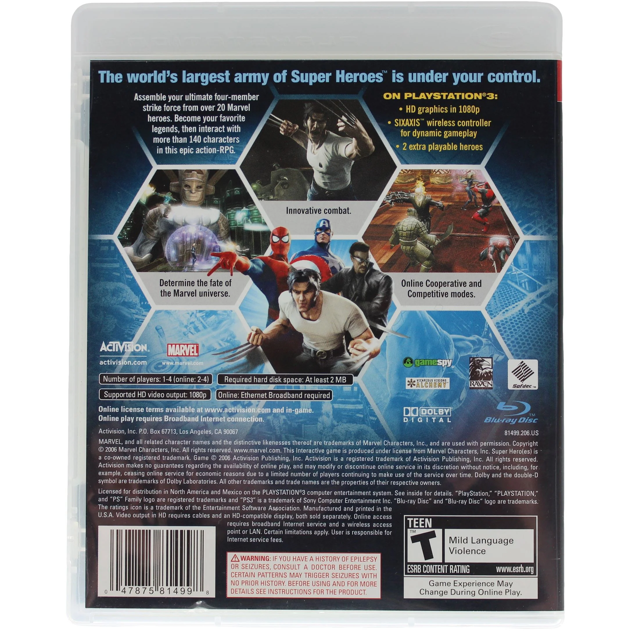 Marvel: Ultimate Alliance (PS3) - Image 5