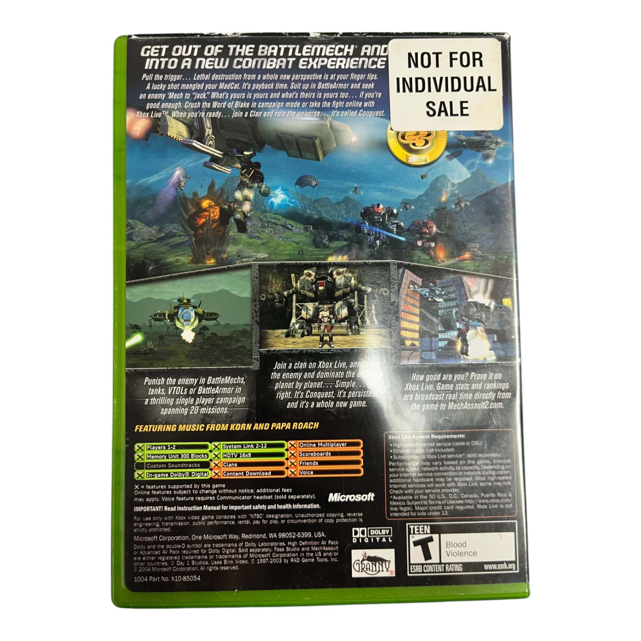 MechAssault 2 Lone Wolf (Xbox) - Image 2