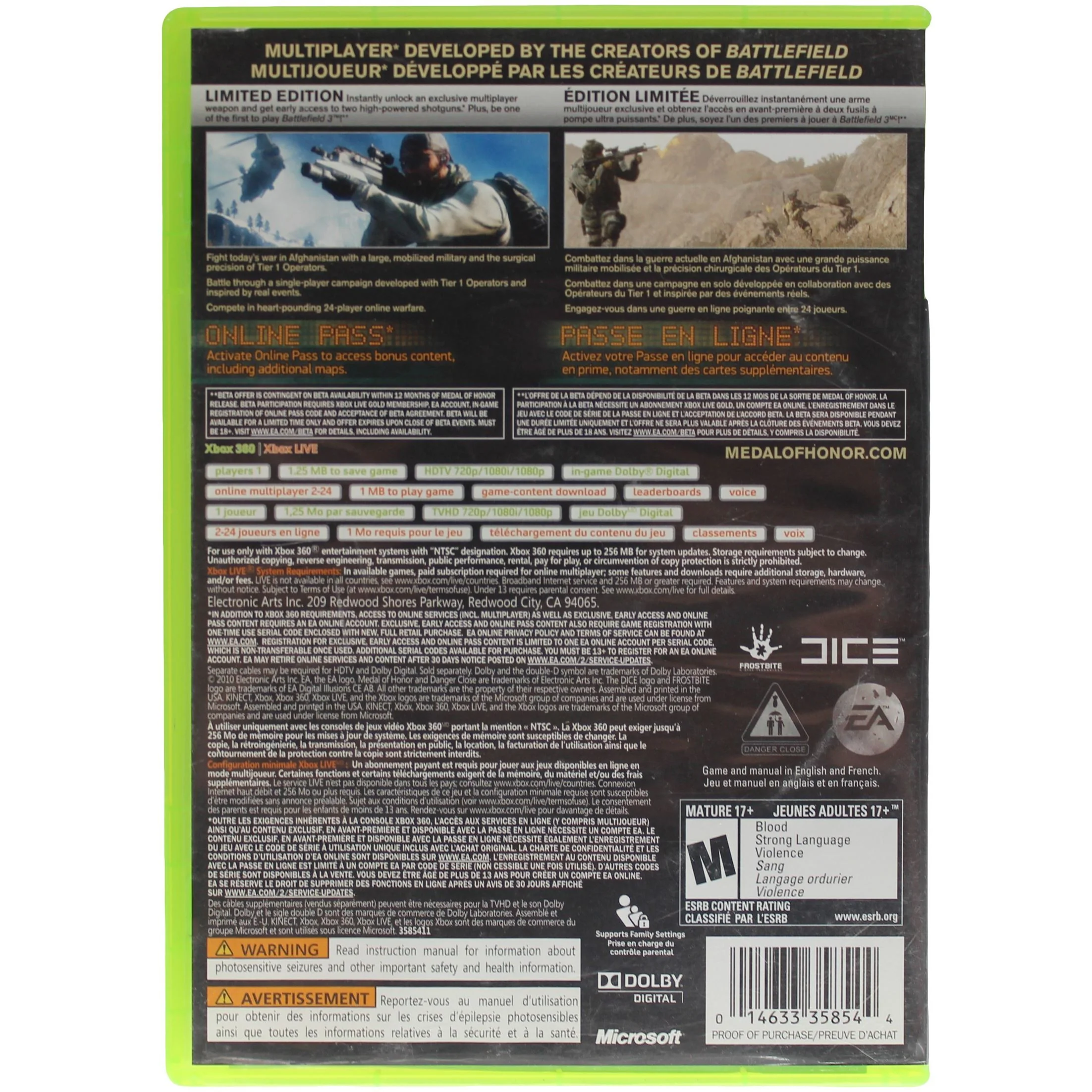 Medal Of Honor (Xbox 360) - Image 2