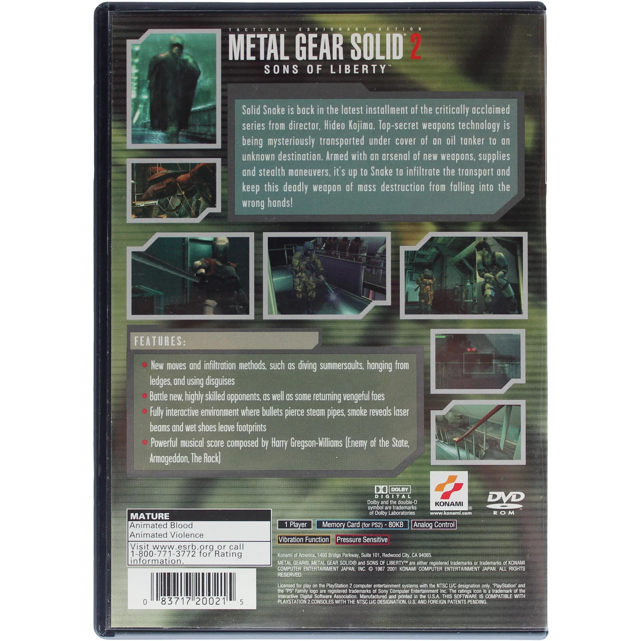 Metal Gear Solid 2: Sons Of Liberty (PS2) - Image 3