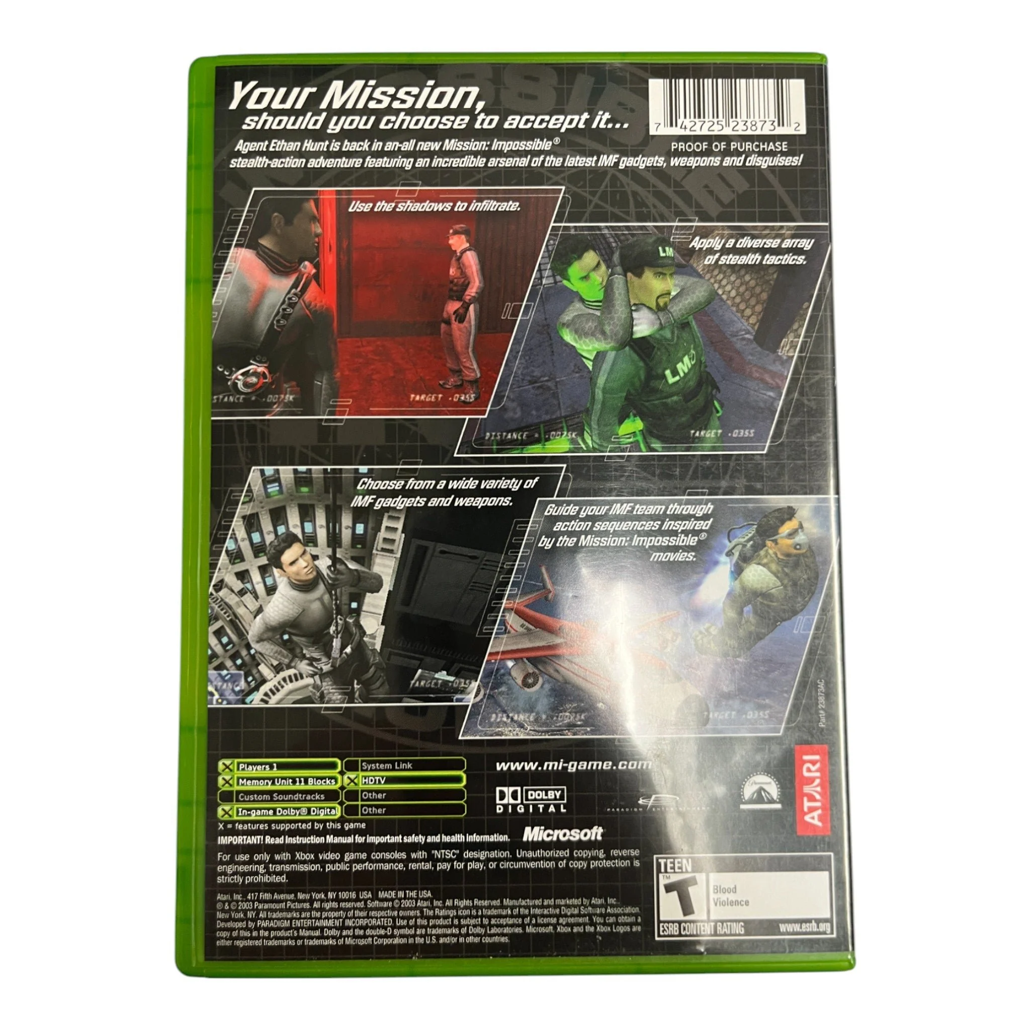 Mission Impossible Operation Surma (Xbox) - Image 2