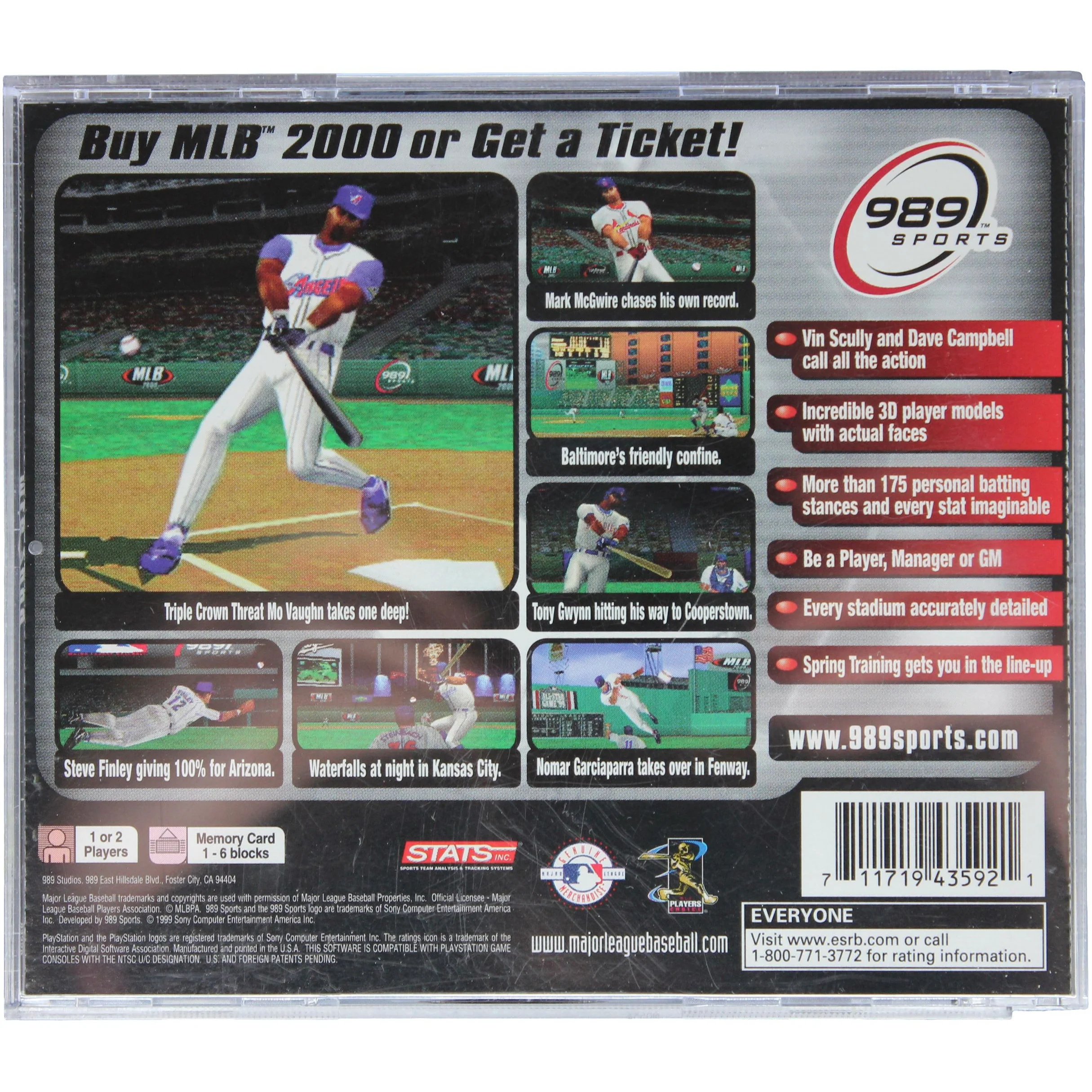 MLB 2000 (PS1) - Image 4