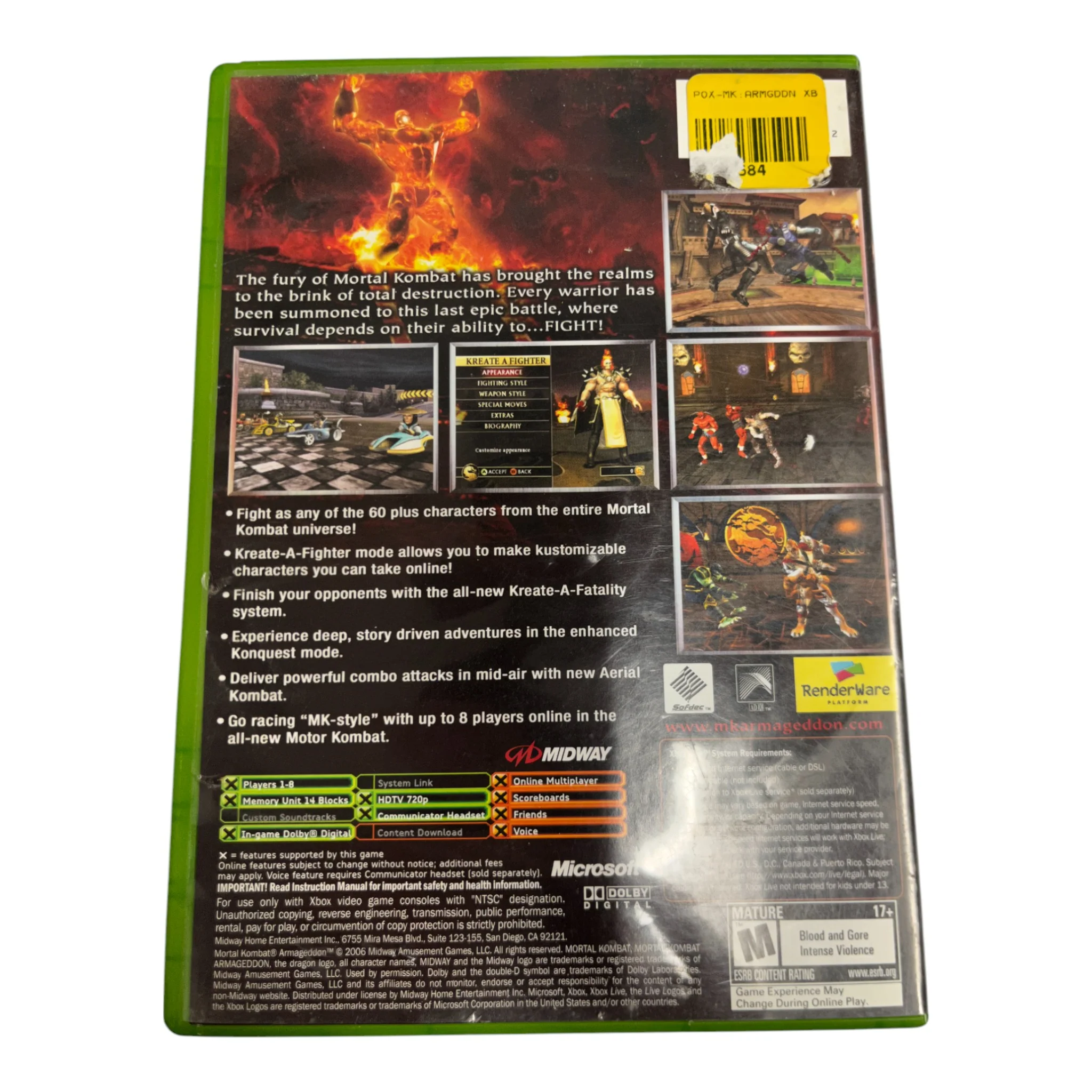 Mortal Kombat Armageddon (Xbox) - Image 2
