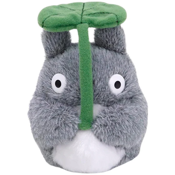 My Neighbor Totoro – Totoro With Leaf 5″ Beanbag Plush