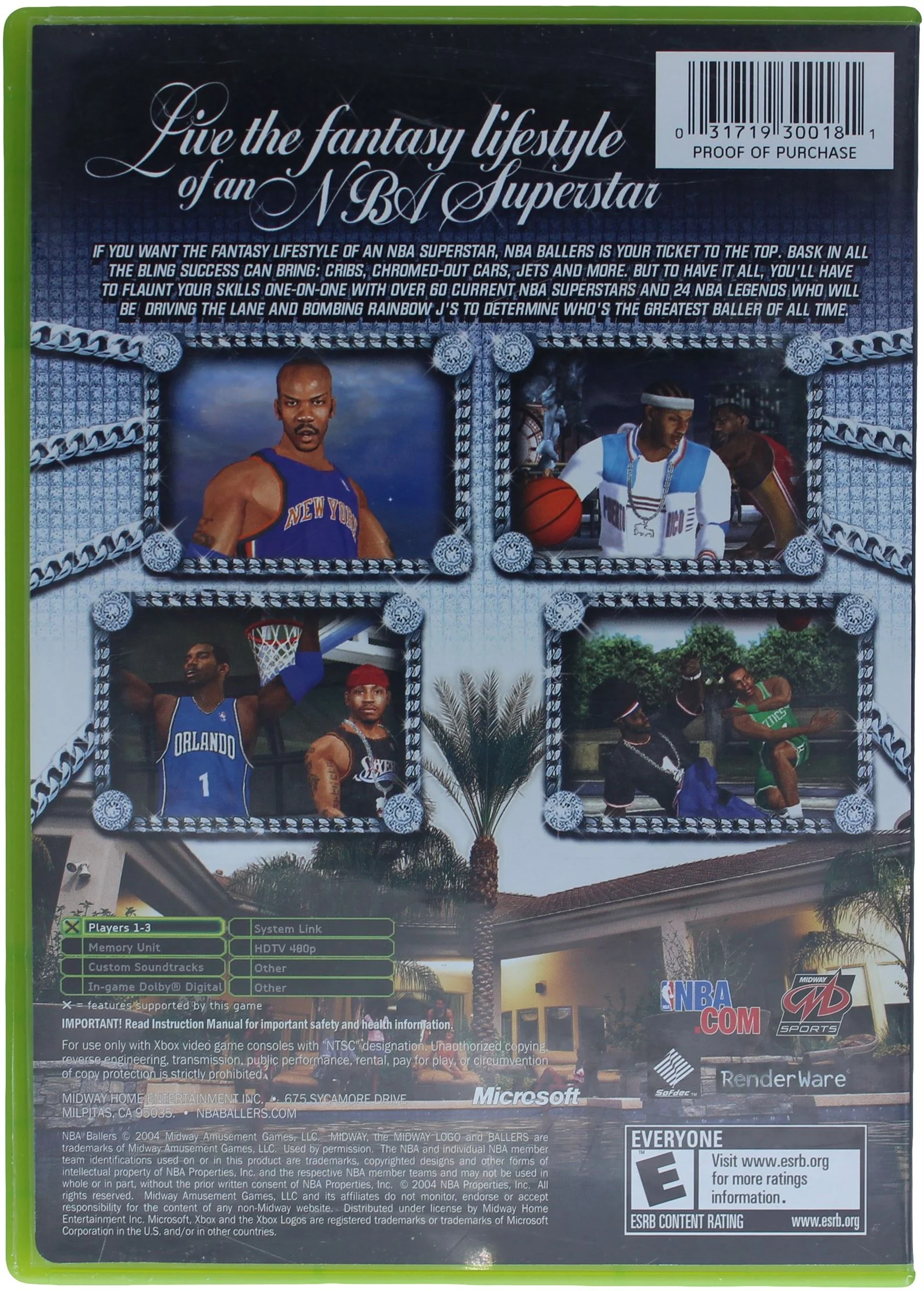 NBA Ballers (Xbox) - Image 2