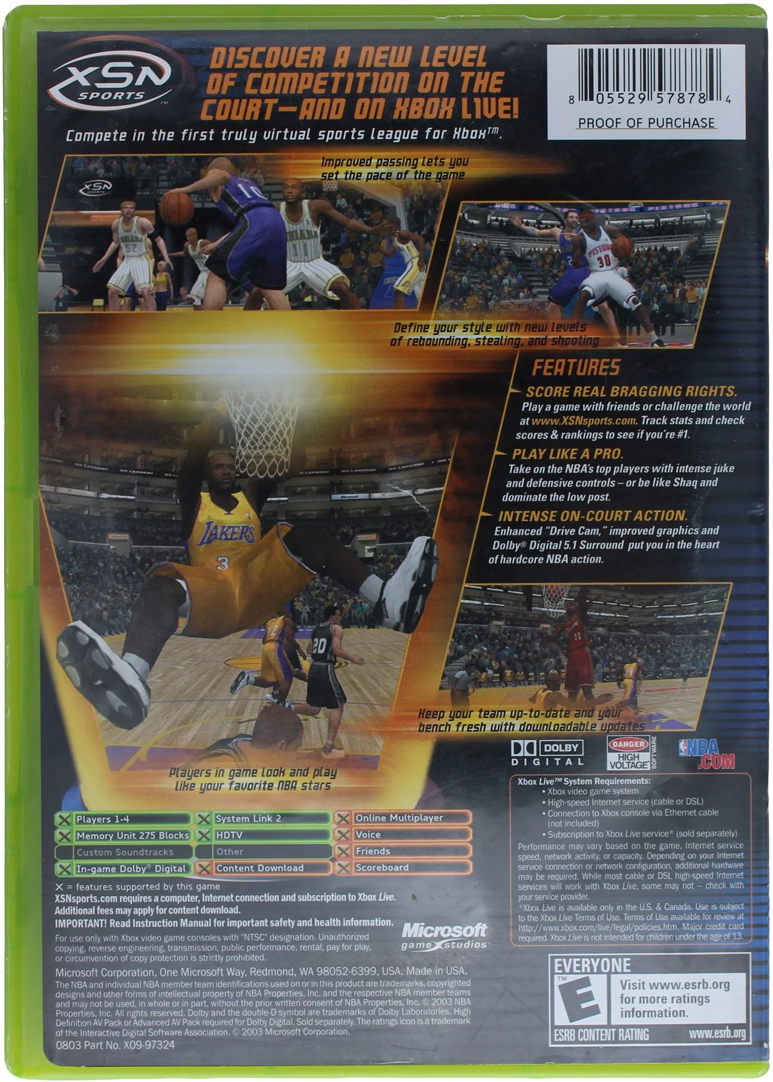 NBA Inside Drive 2004 (Xbox) - Image 2