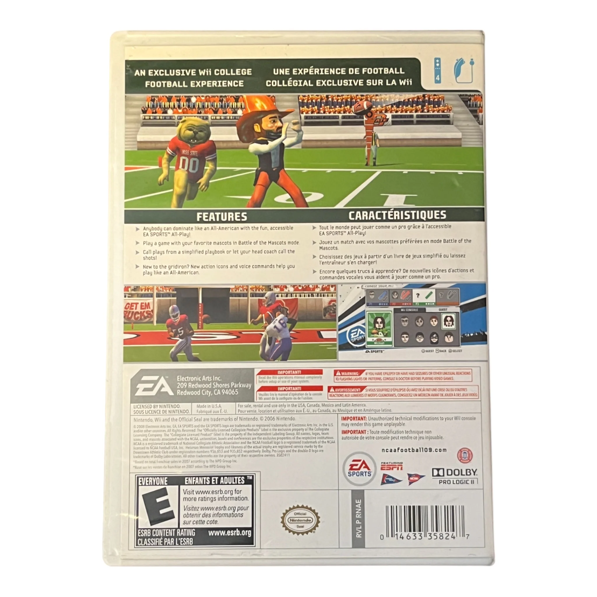 NCAA Football 09 All-Play (Wii) - Image 3