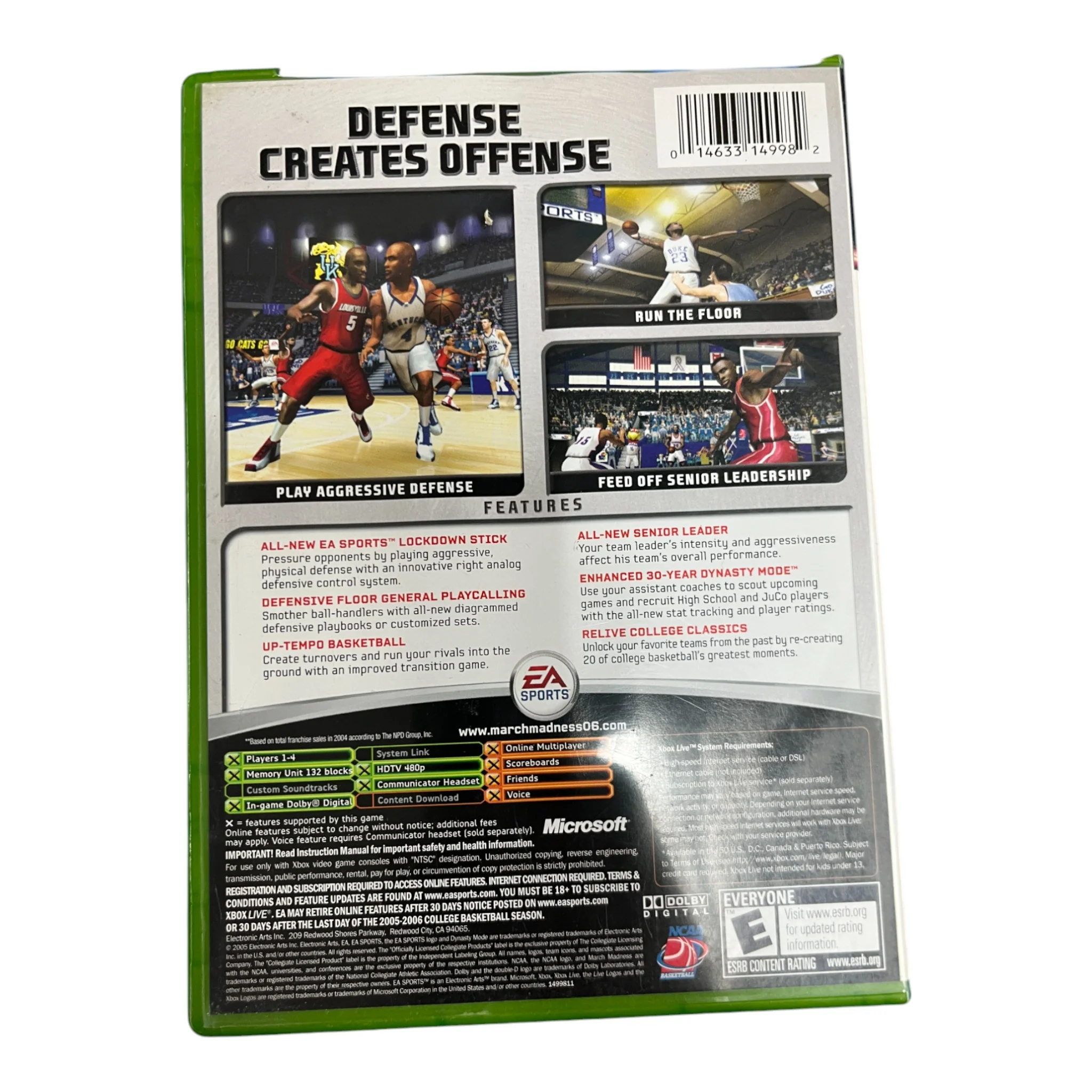 NCAA March Madness 2006 (Xbox) - Image 2