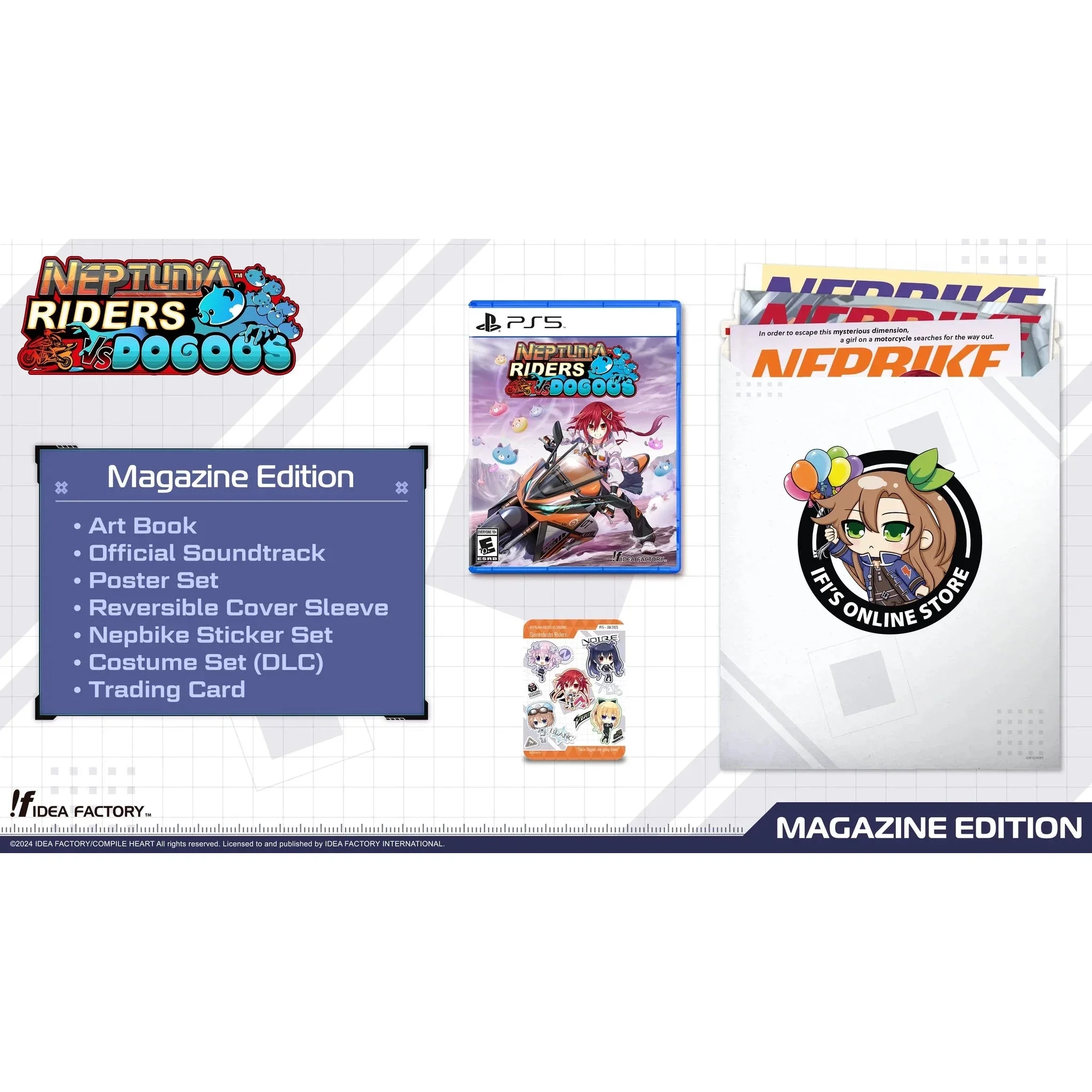 Neptunia Riders VS Dogoos [Magazine Edition] (PS5)