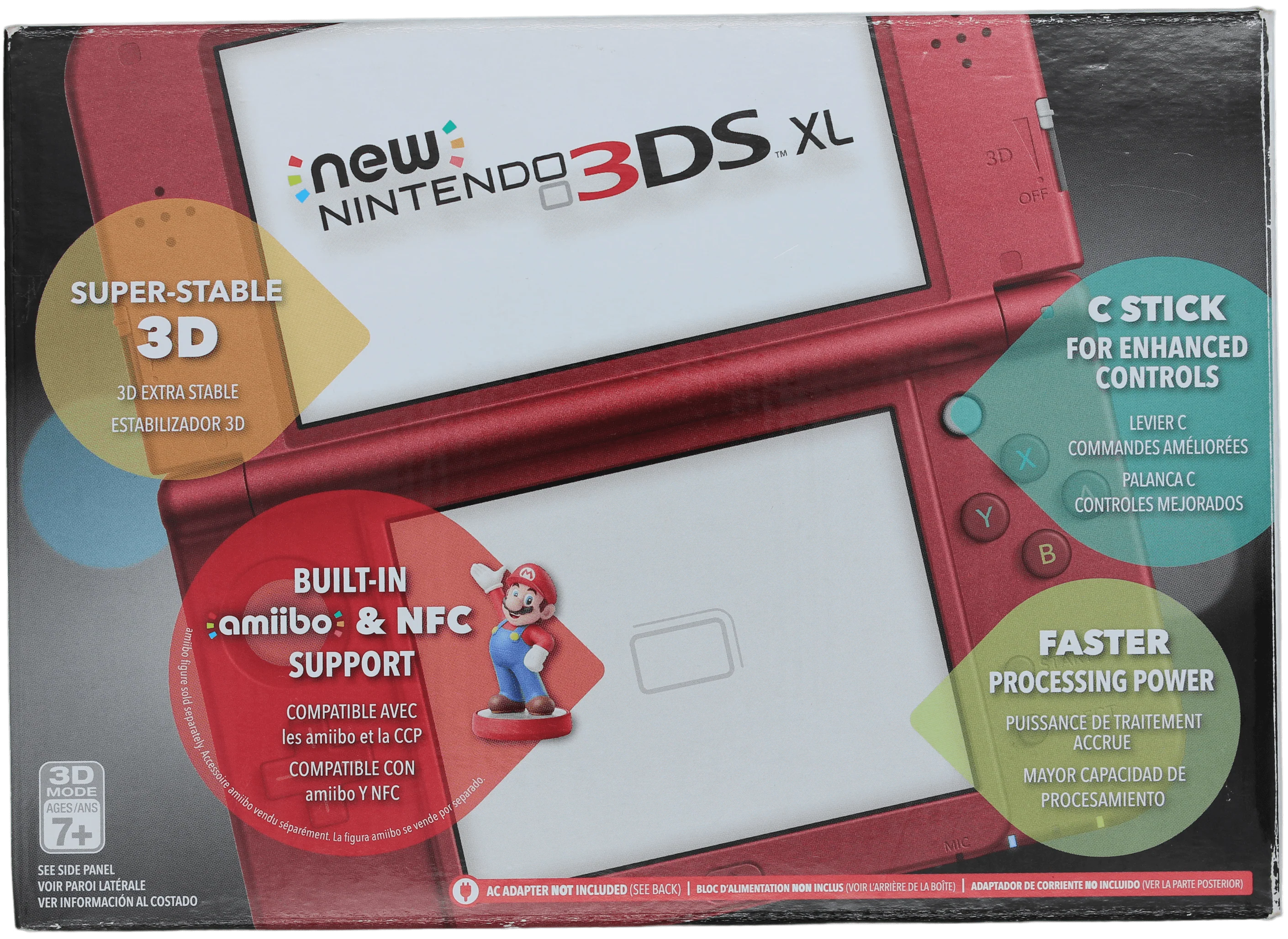 New Nintendo 3DS XL Red - CIB without AR Cards - Image 3