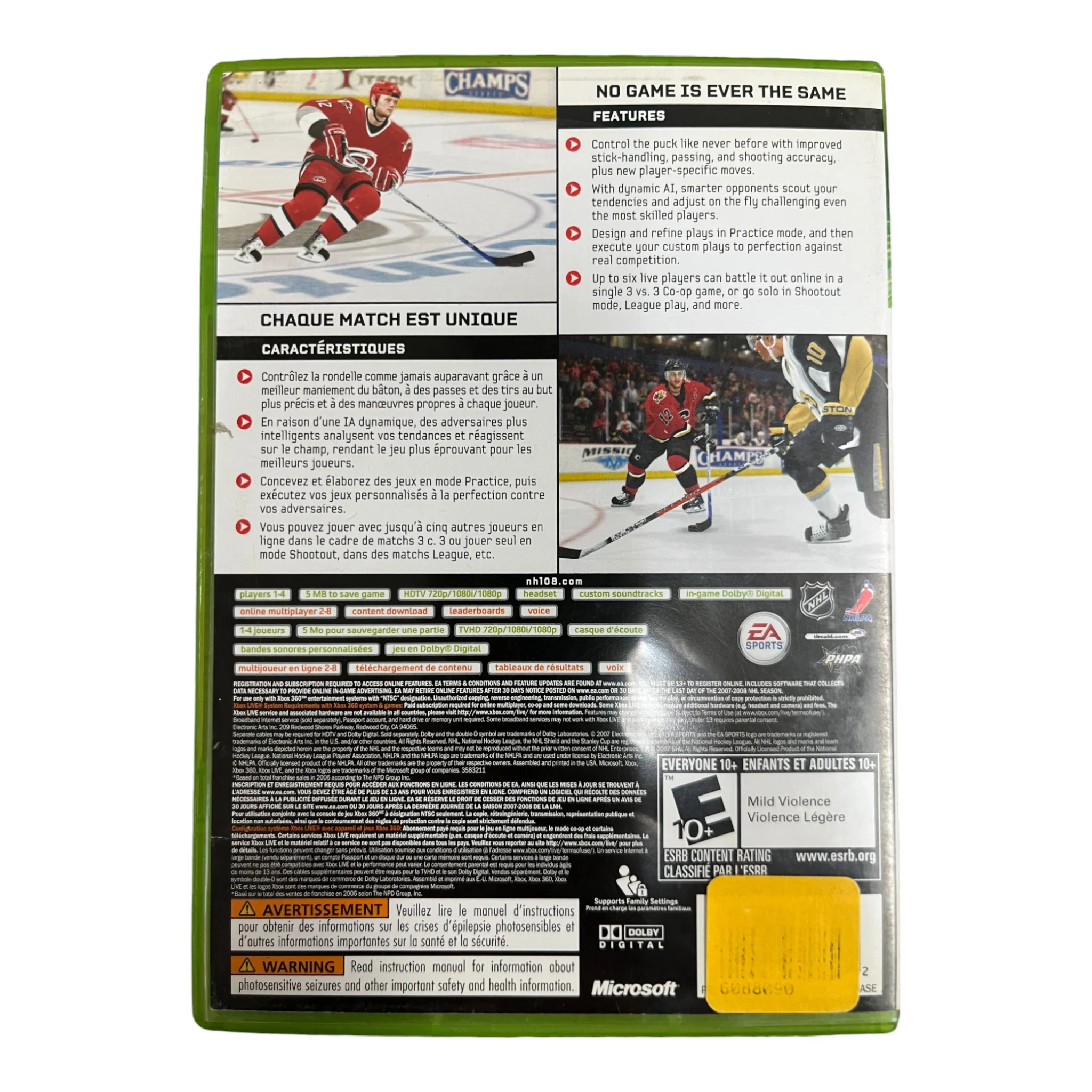 NHL 08 (Xbox 360) - Image 12