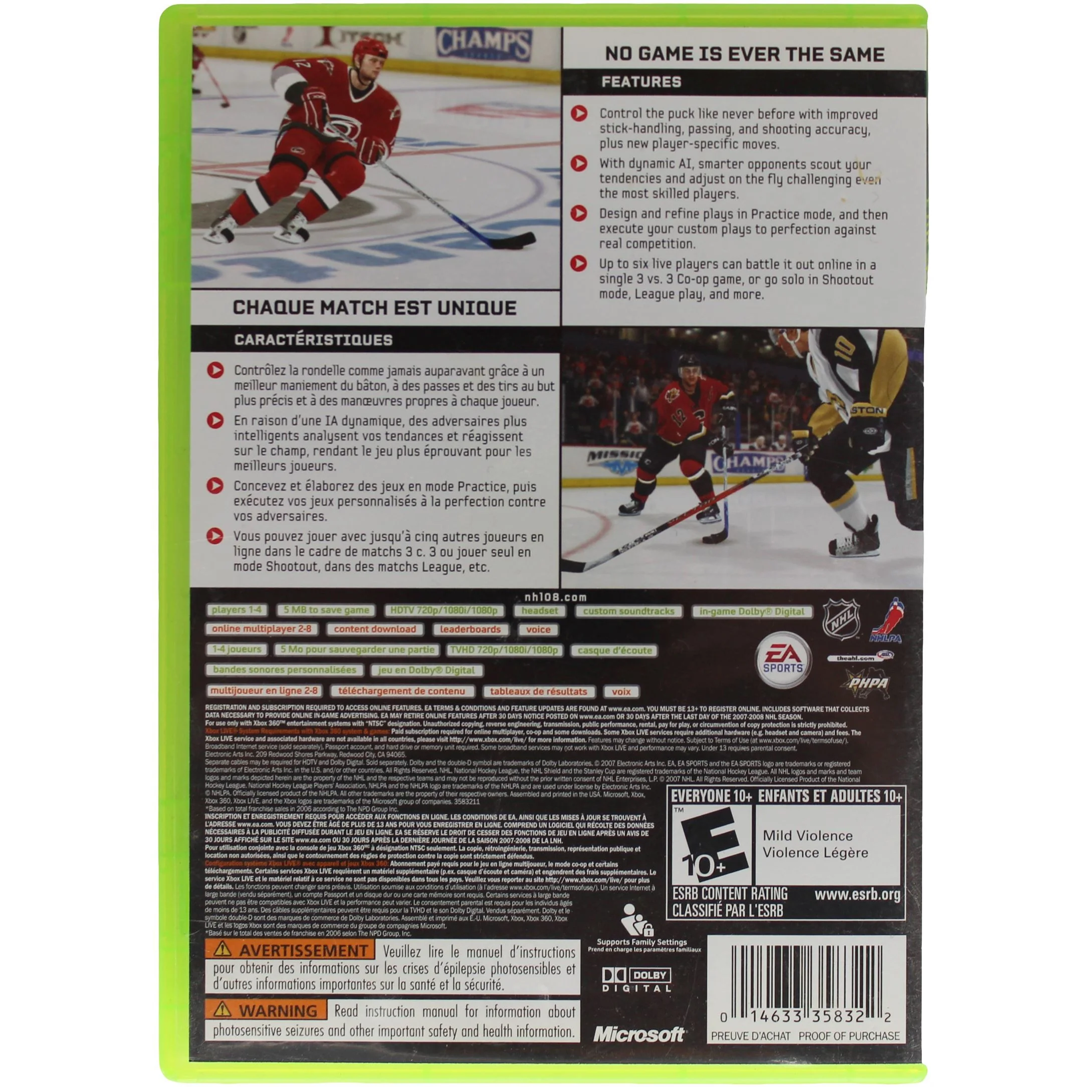 NHL 08 (Xbox 360) - Image 3