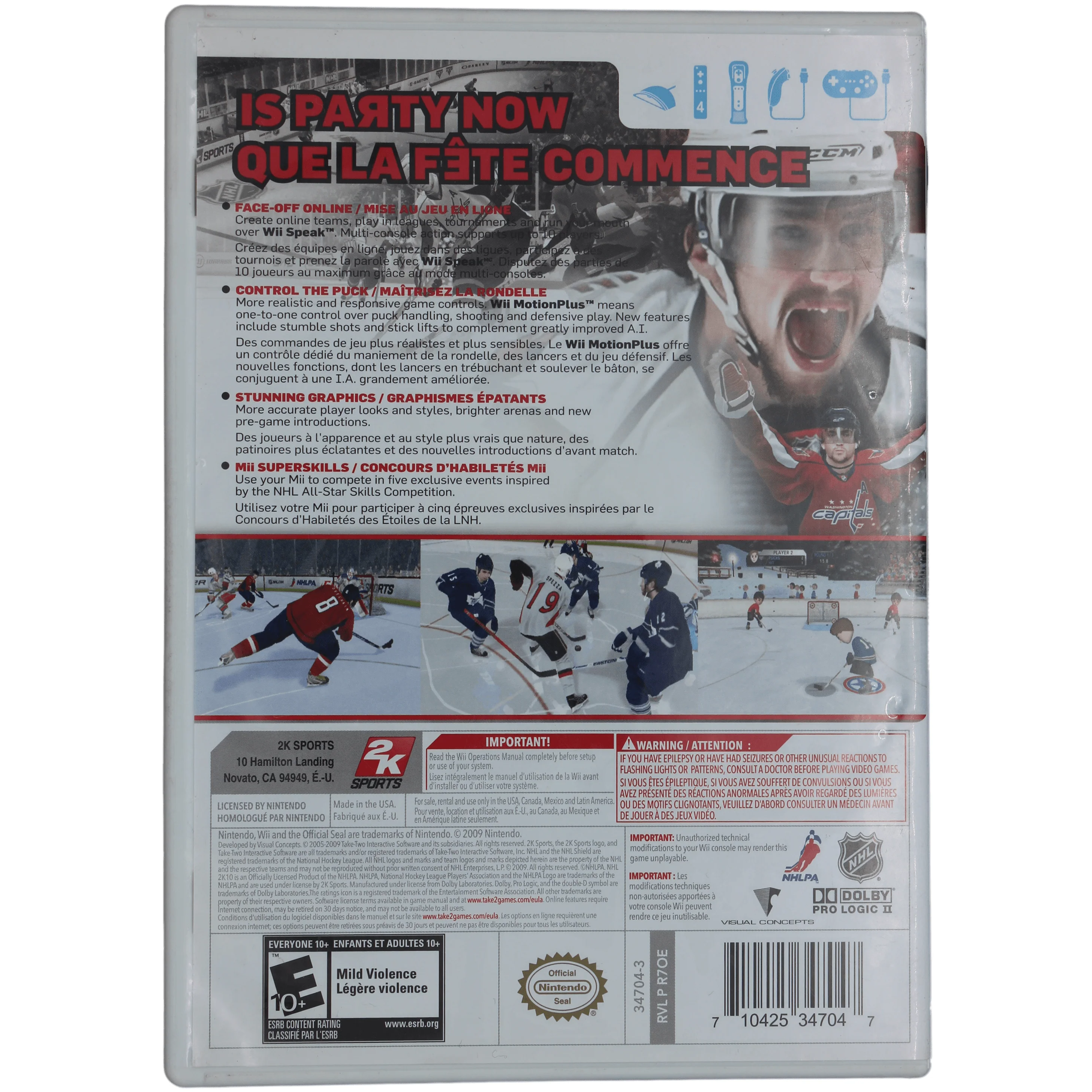 NHL 2K10 (Wii) - Image 2