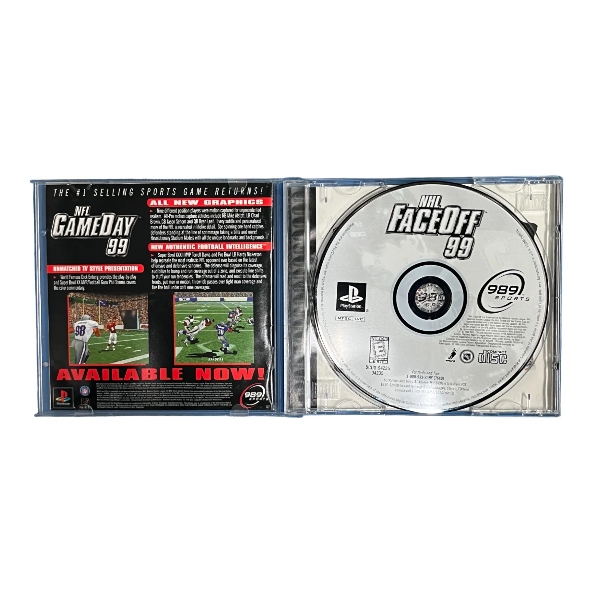 NHL FaceOff 99 (PS1) - Image 3