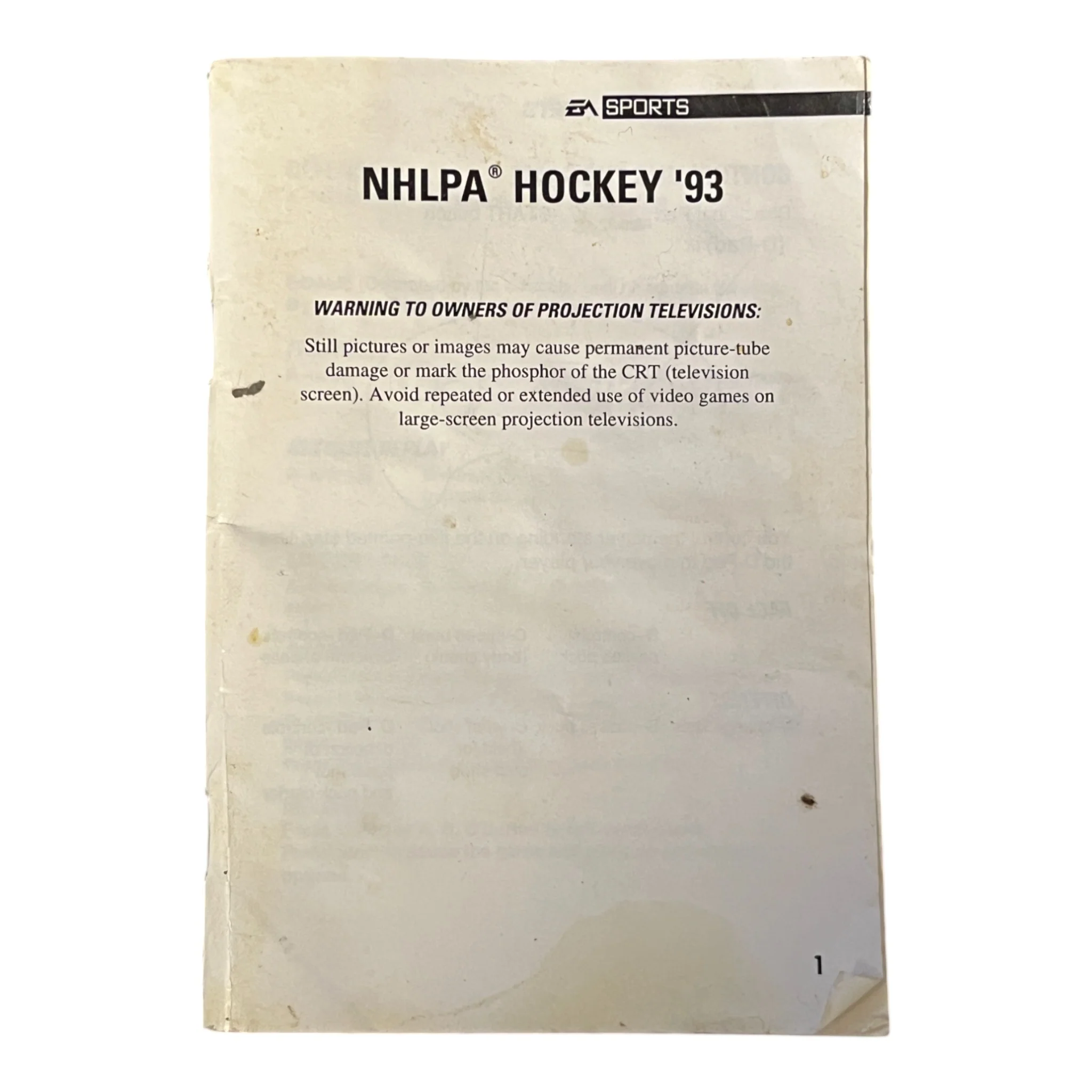 NHLPA Hockey '93 (Genesis) - Image 6