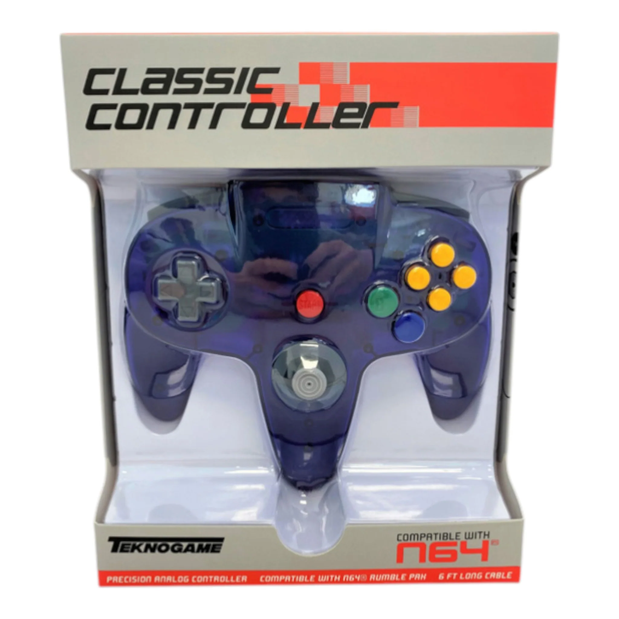 Nintendo 64 Controller - Wired [Teknogame] - Various Colours - Image 12