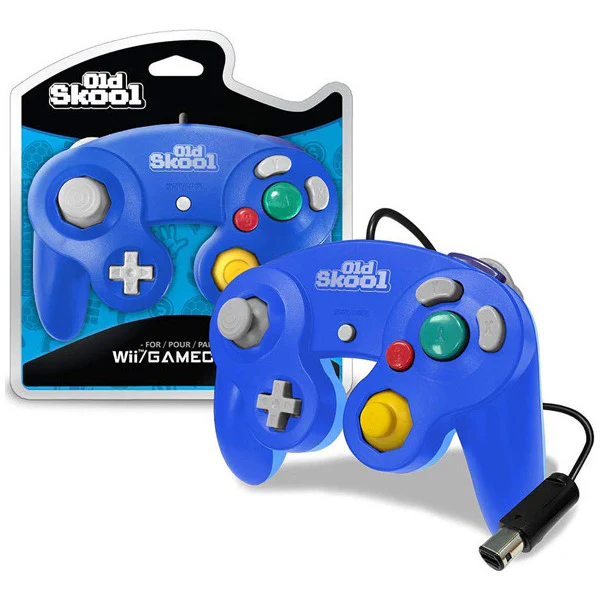 Old Skool Wired Controller for Wii & GameCube - Various Colours