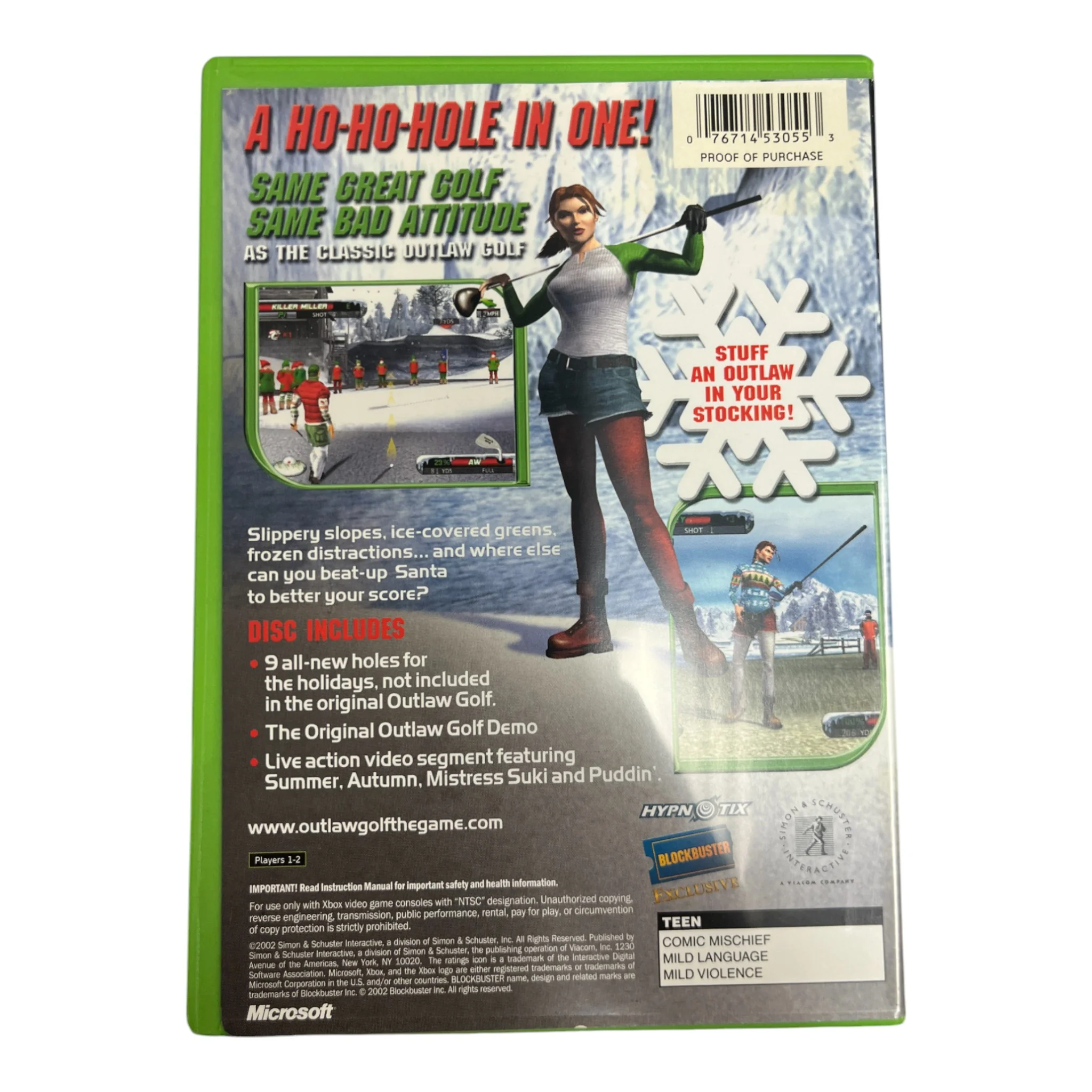 Outlaw Golf: 9 Holes of Christmas (Xbox) - Image 2