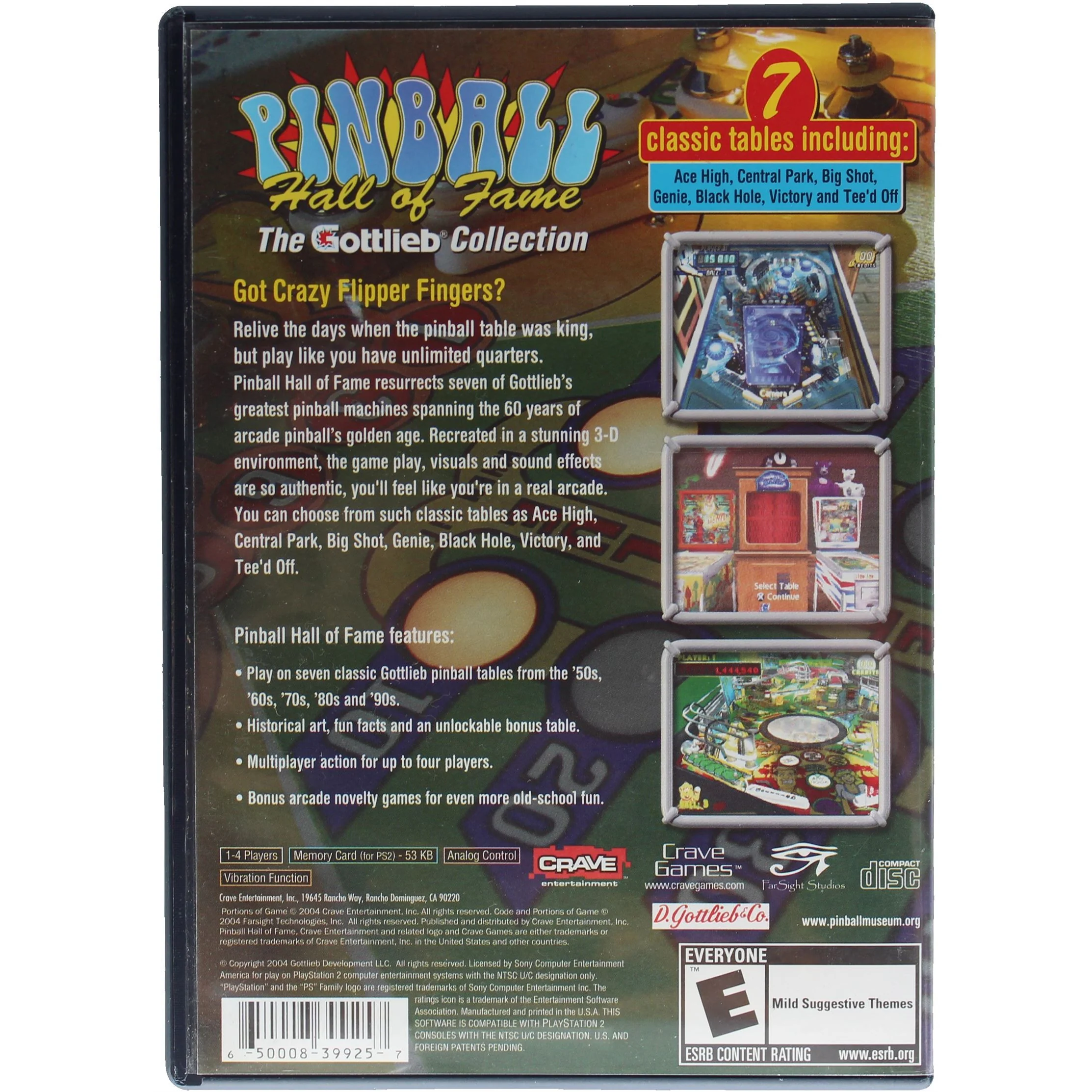 Pinball Hall Of Fame: The Gottlieb Collection (PS2) - Image 5