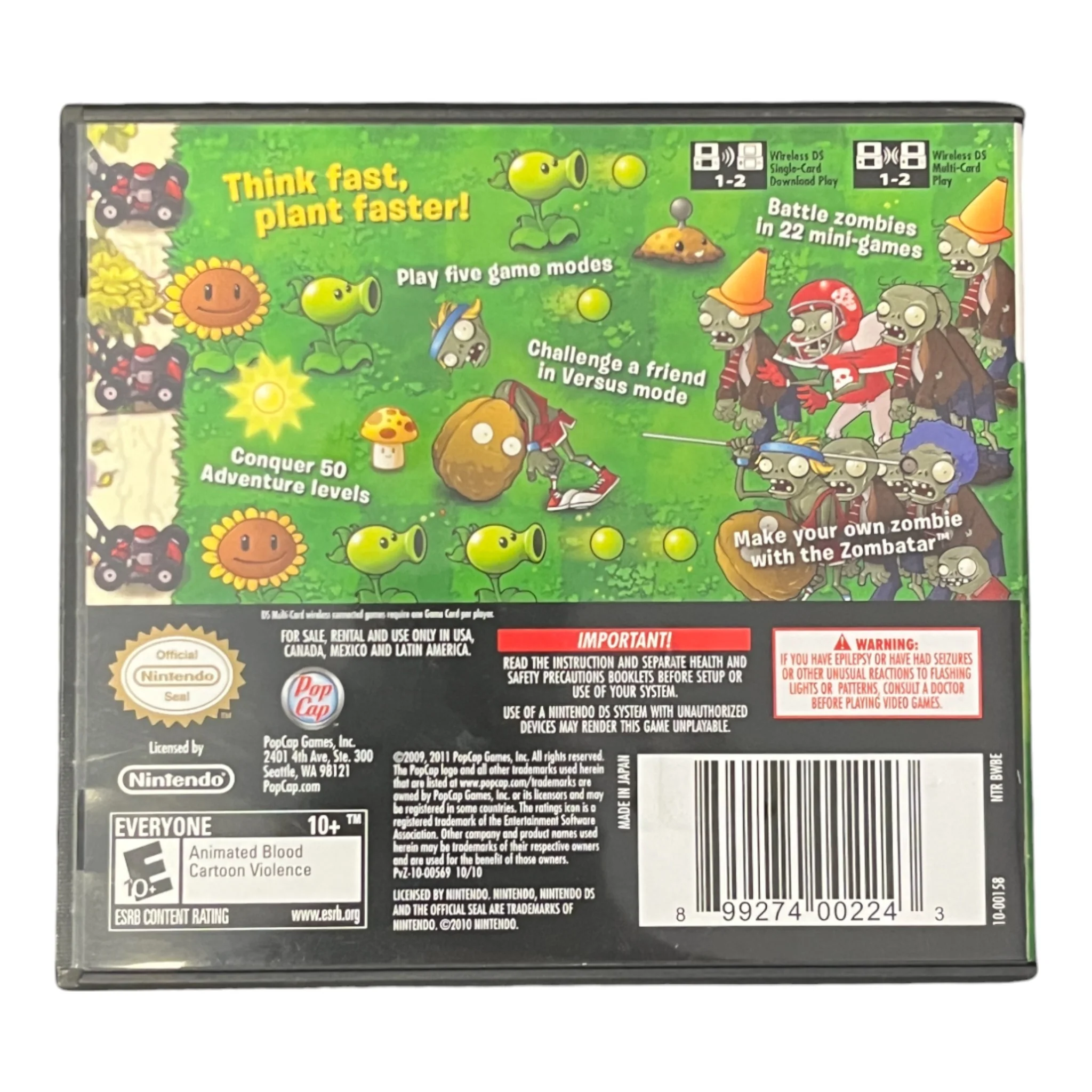 Plants Vs. Zombies (DS) - Image 2