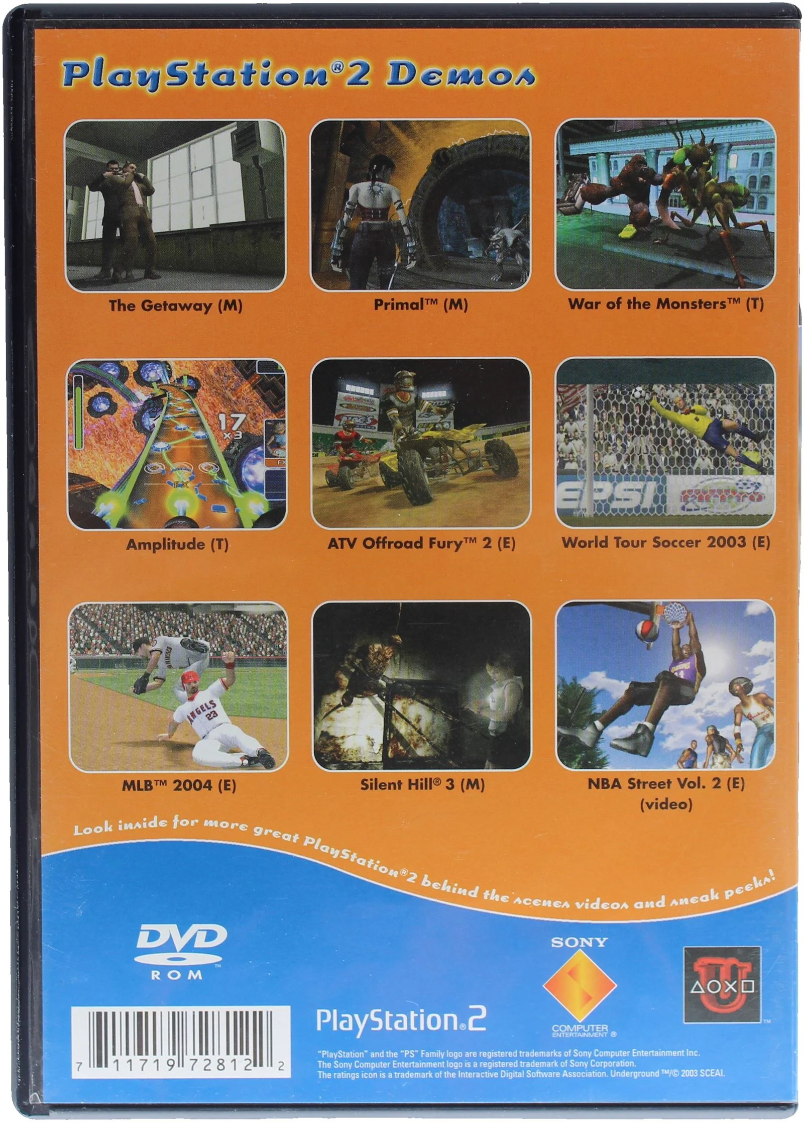 PlayStation Underground Jampack: Sumer 2003 [RP-M] [Demo Disc] - Image 2