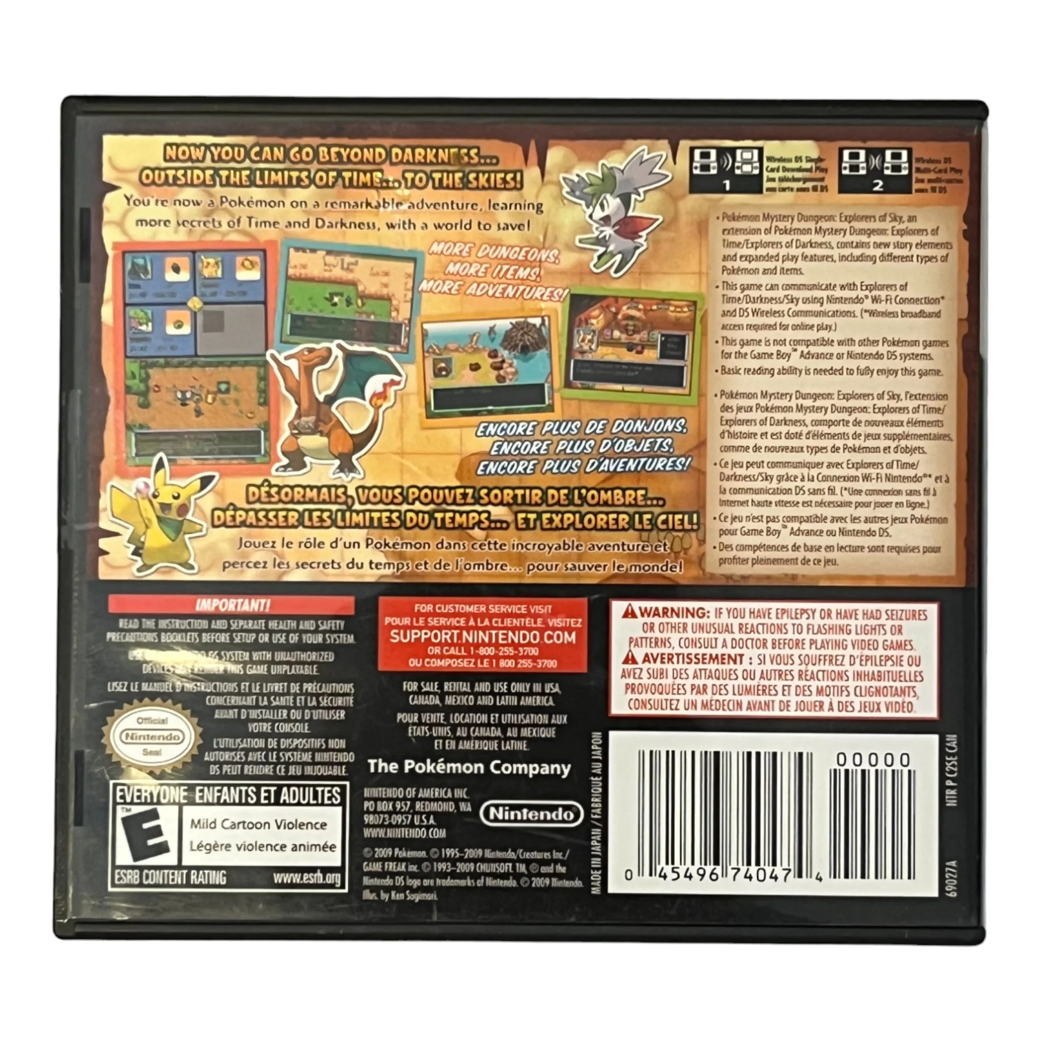 Pokemon Mystery Dungeon Explorers of Sky (DS) - Image 2