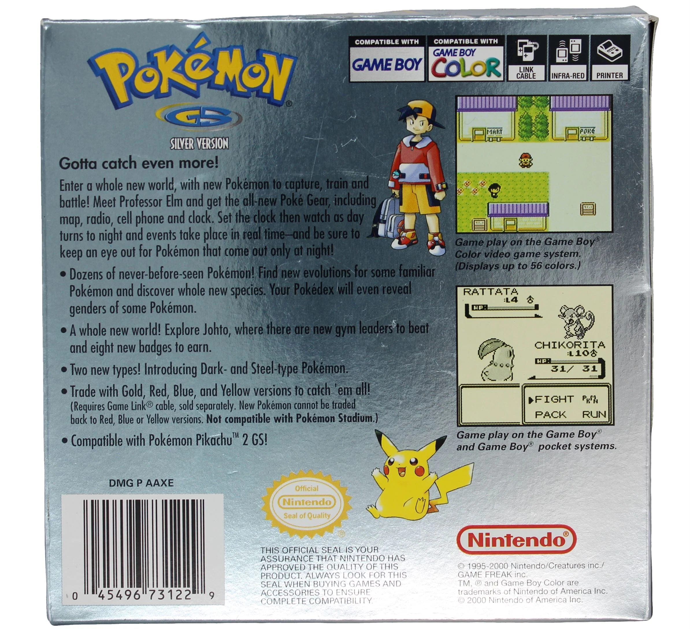 Pokémon: Silver Version + Box & Manual - Image 2