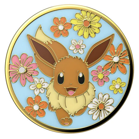 PopGrip Pokemon Enamel Eevee