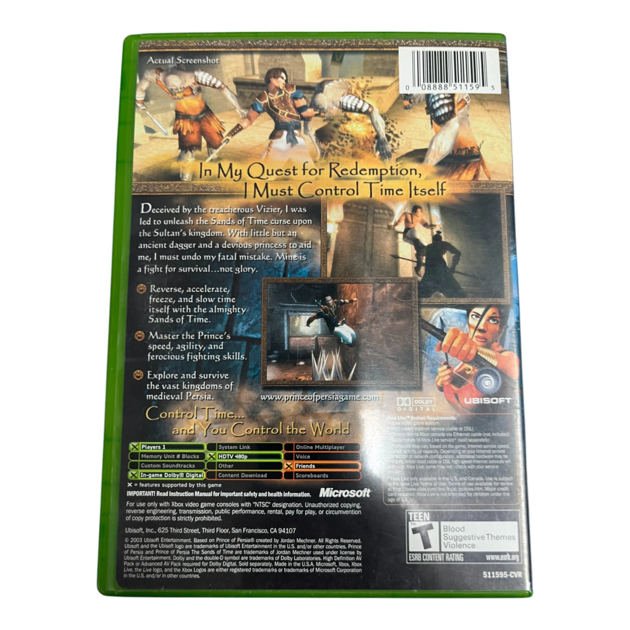 Prince of Persia: The Sands of Time (Xbox) - Image 2