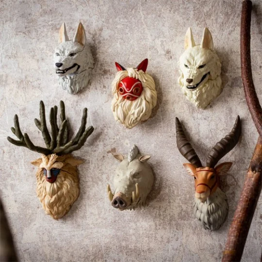 Princess Mononoke – 3D Character Face Magnet Blind Box - Image 3