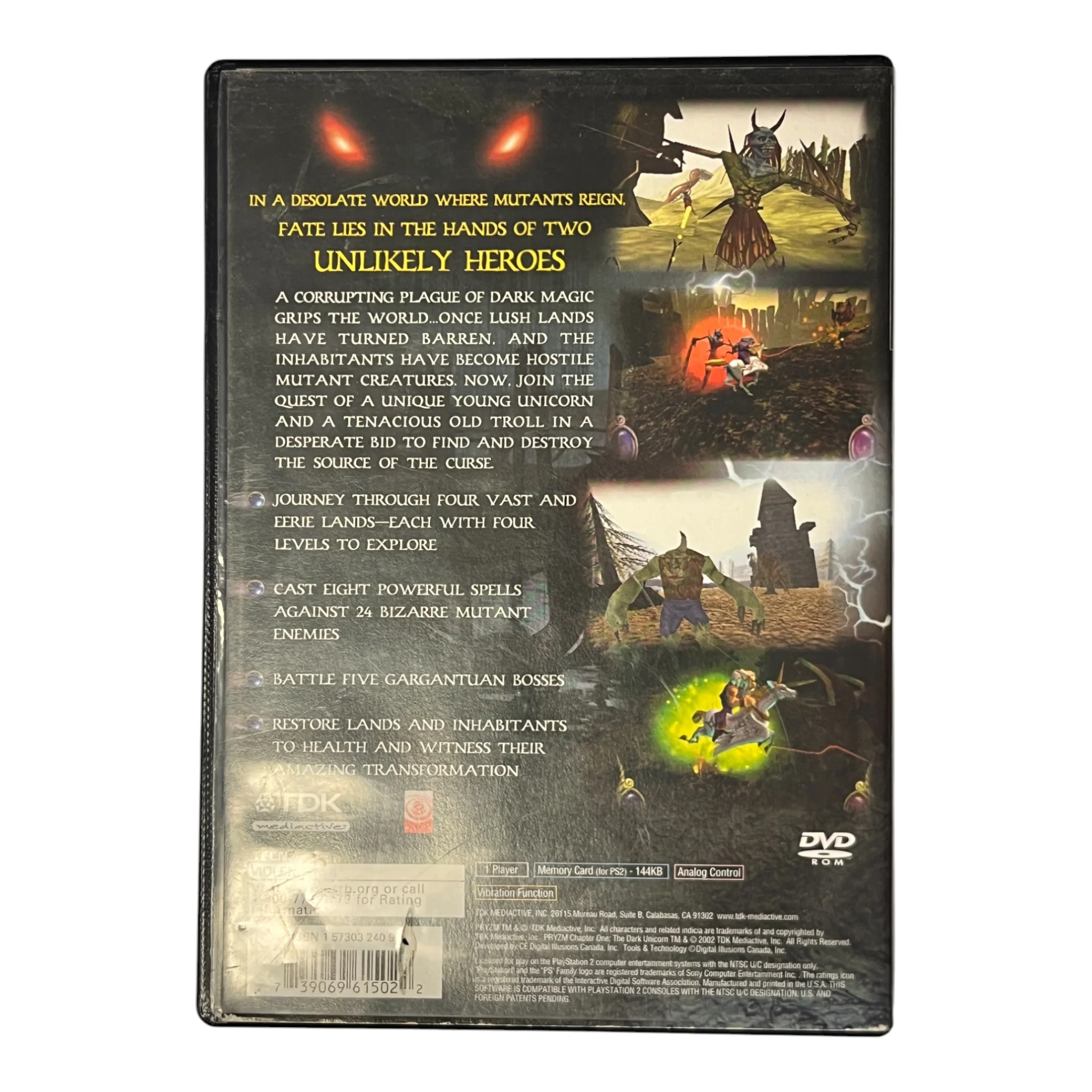 Pryzm Chapter One The Dark Unicorn (PS2) - Image 2