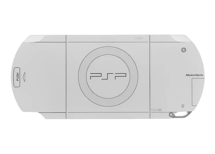 PSP™ (PlayStation™Portable) Rattle Acrylic Stand: White Ver. - Image 2