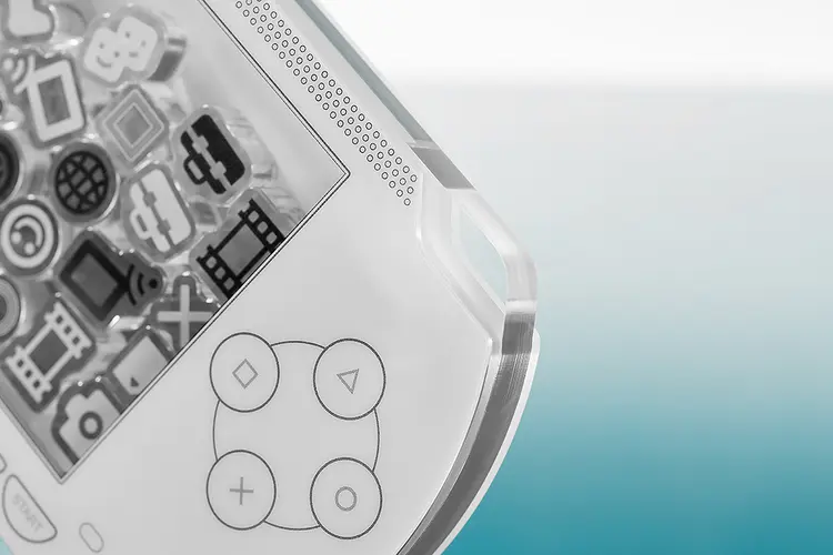 PSP™ (PlayStation™Portable) Rattle Acrylic Stand: White Ver. - Image 5