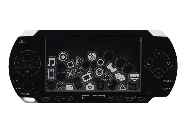 PSP™ (PlayStation™Portable) Rattle Acrylic Stand: White Ver. - Image 8