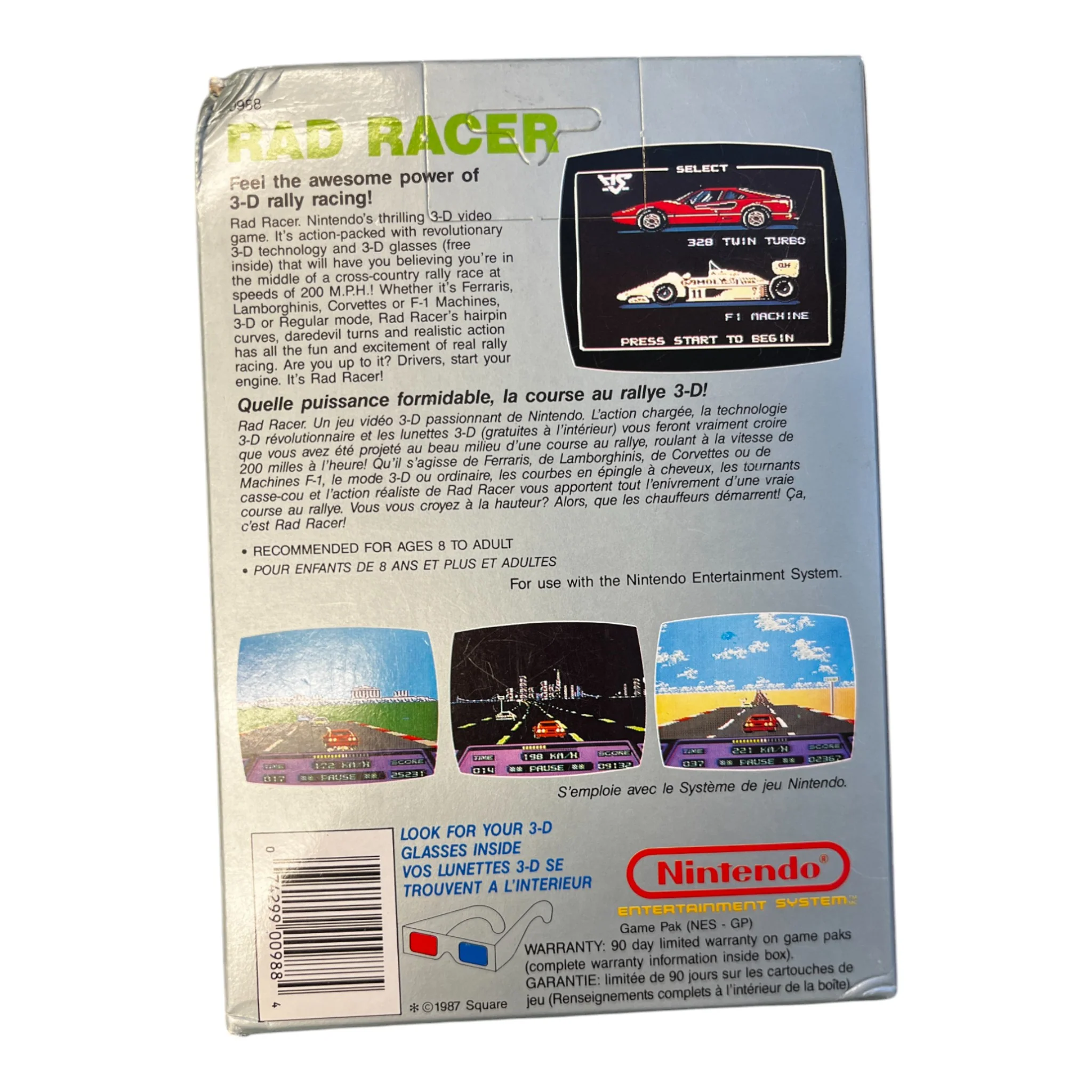 Rad Racer (NES) - Image 2