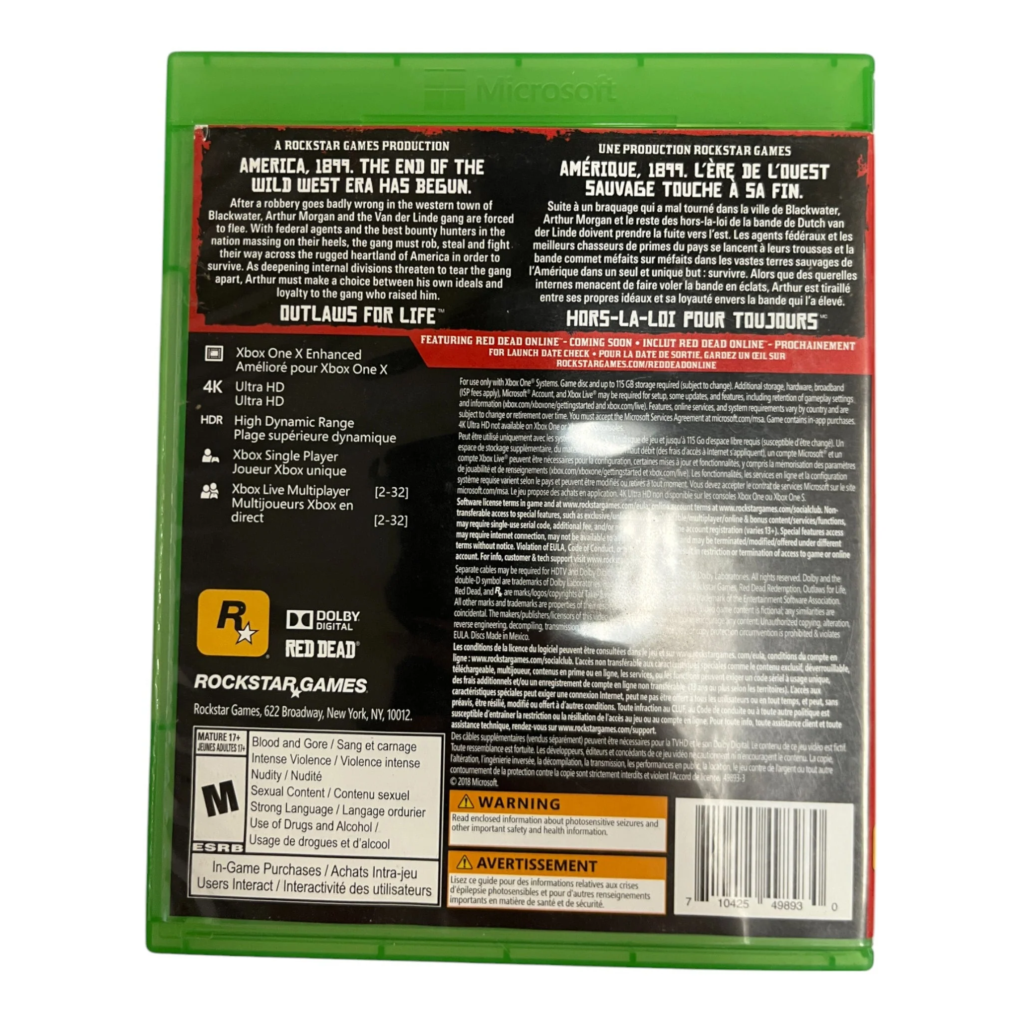 Red Dead Redemption 2 (Xbox One) - Image 2