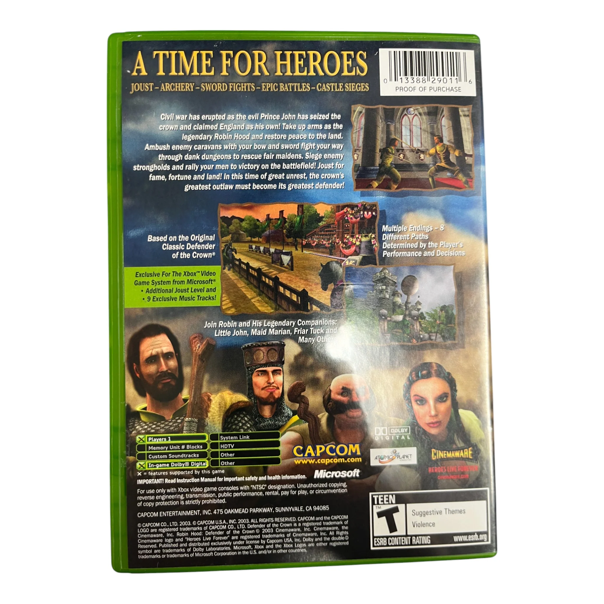 Robin Hood: Defender of the Crown (Xbox) - Image 2