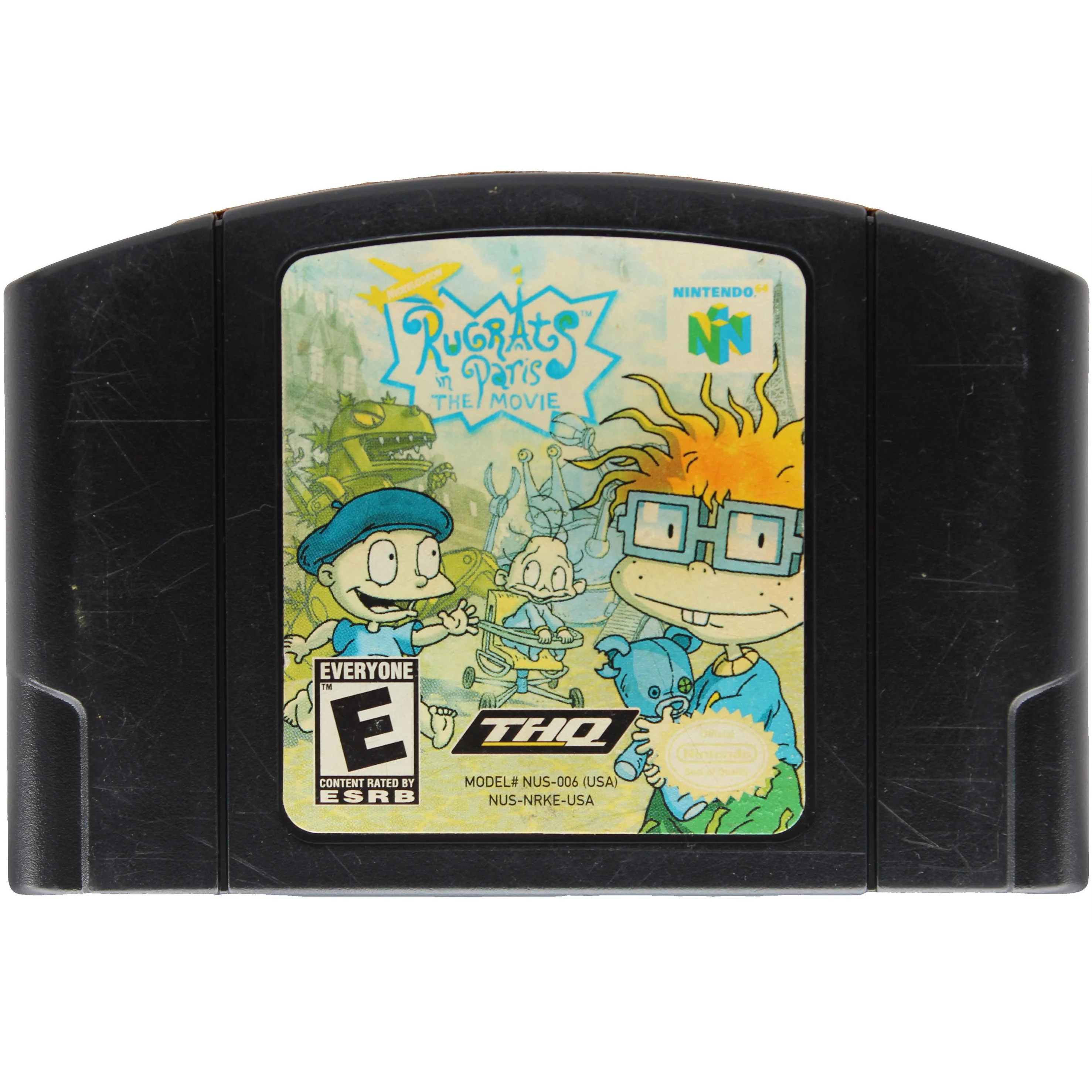 Rugrats In Paris: The Movie + Blockbuster Video Sticker (N64)