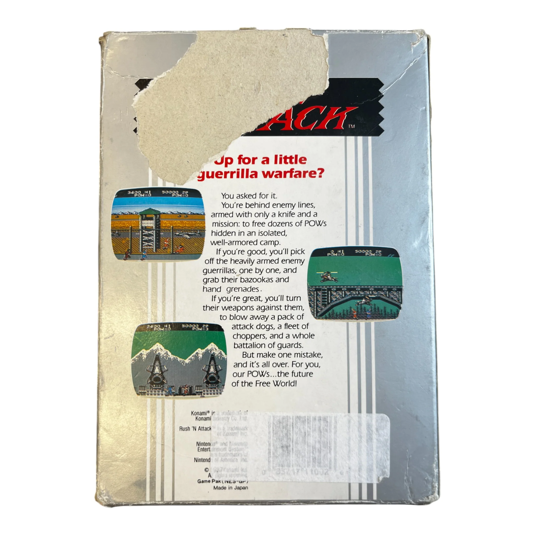Rush'n Attack (NES) - Image 2