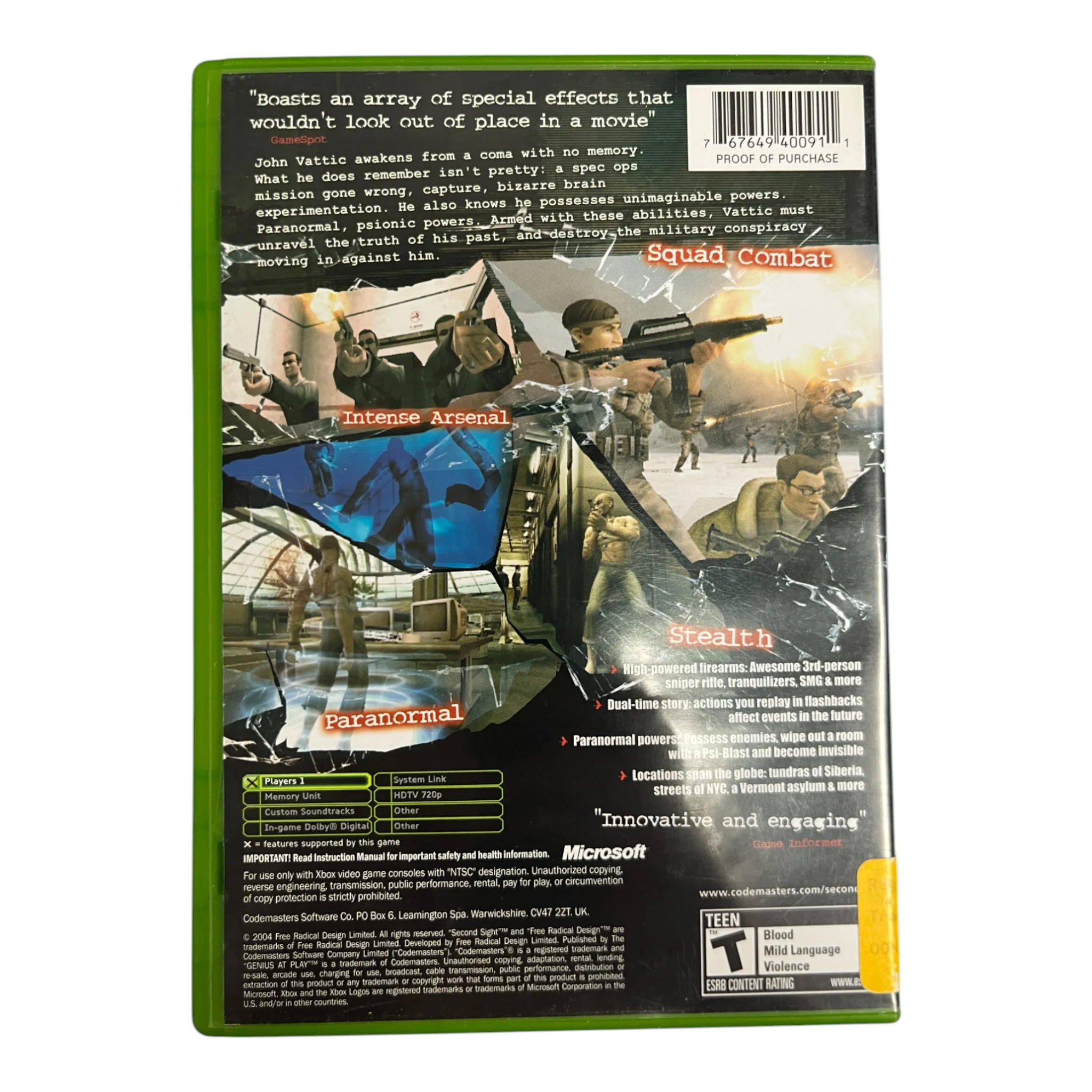 Second Sight (Xbox) - Image 2