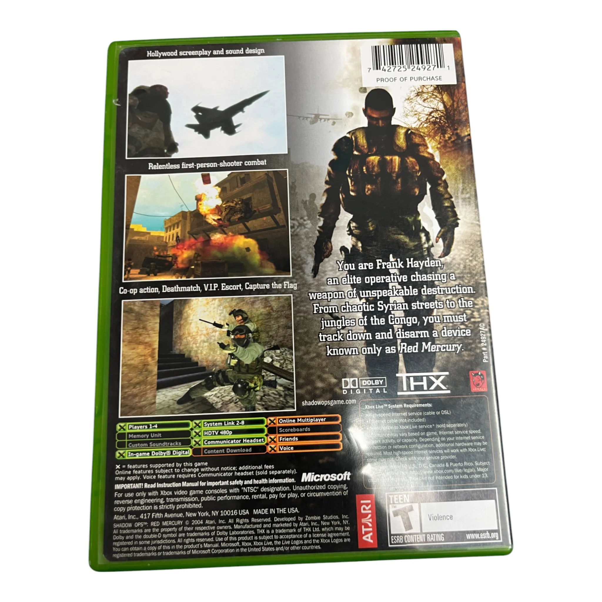 Shadow Ops: Red Mercury (Xbox) - Image 2
