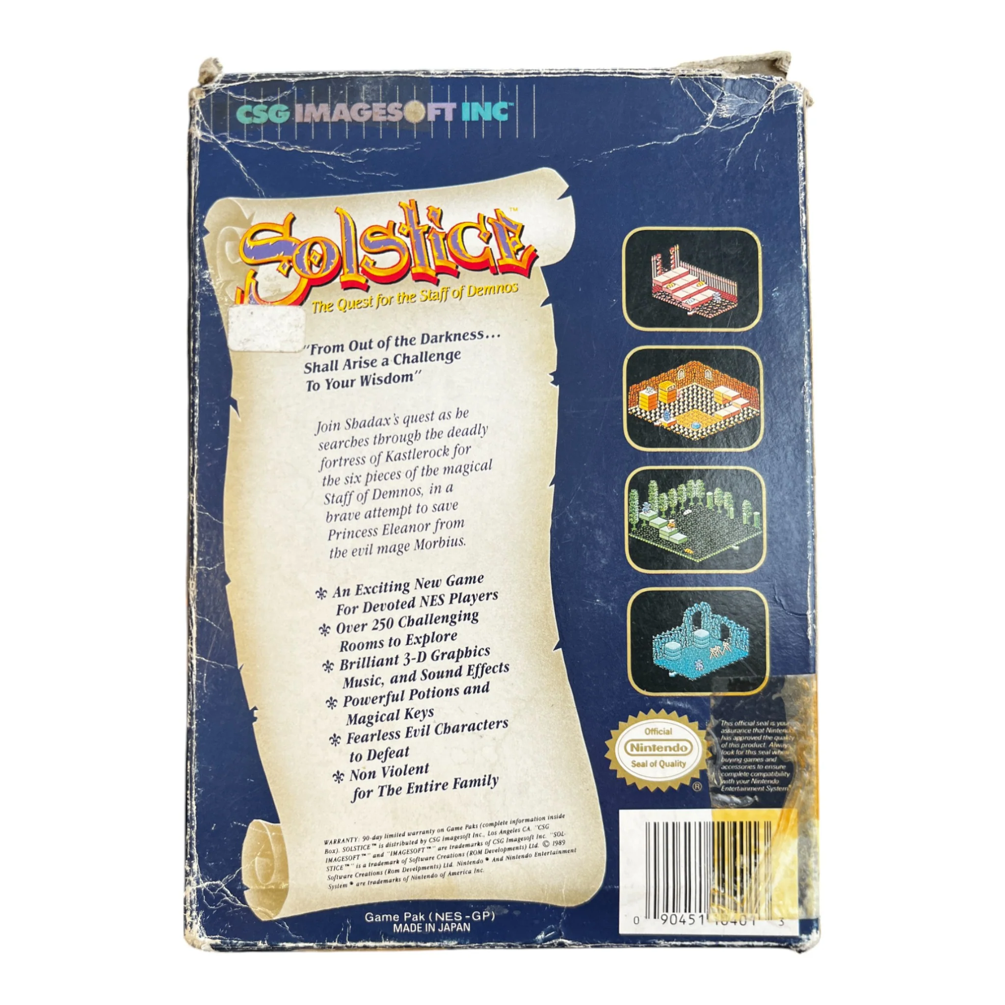 Solstice: The Quest For The Staff Of Demnos (NES) - Image 4