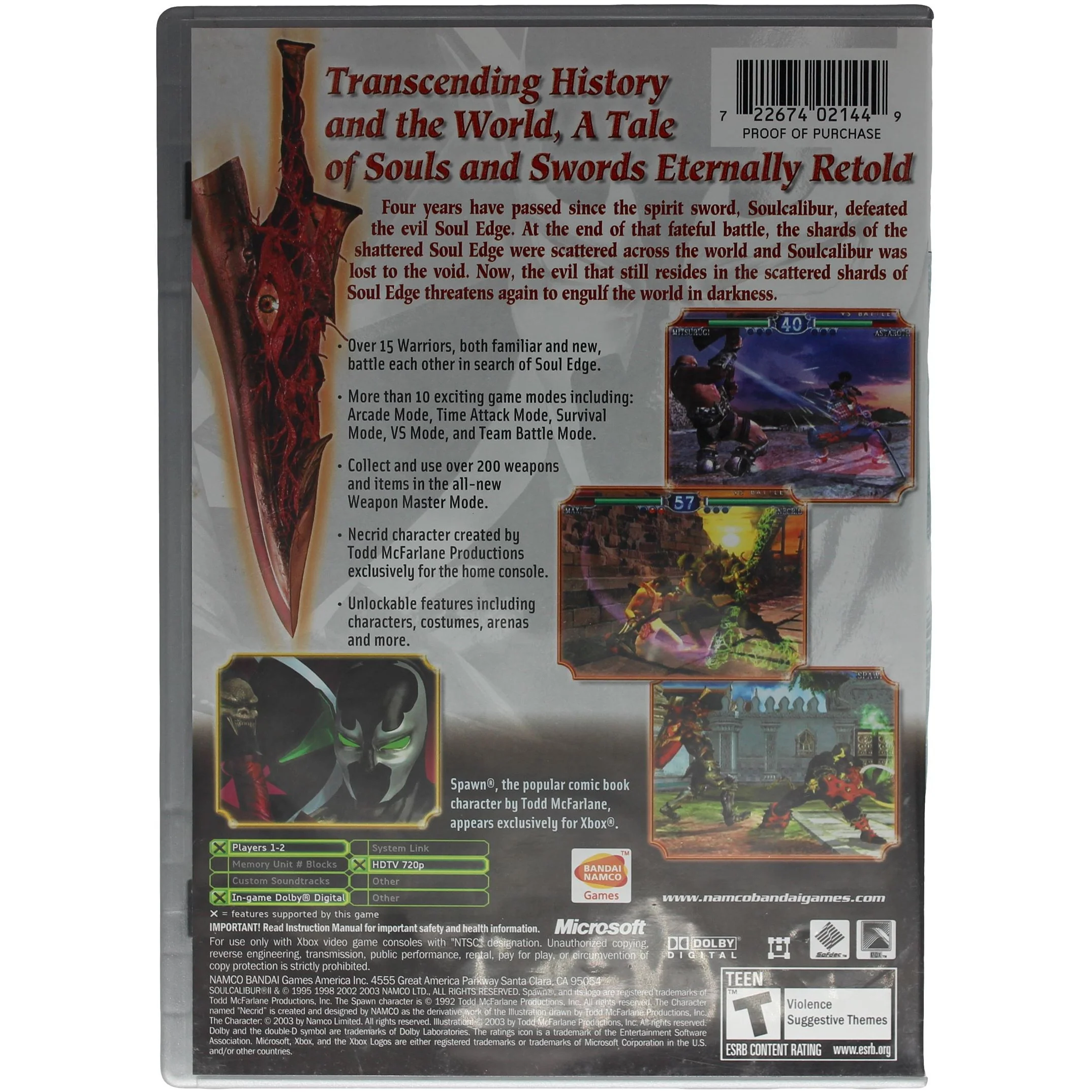 Soul Calibur II (Xbox) - Image 3