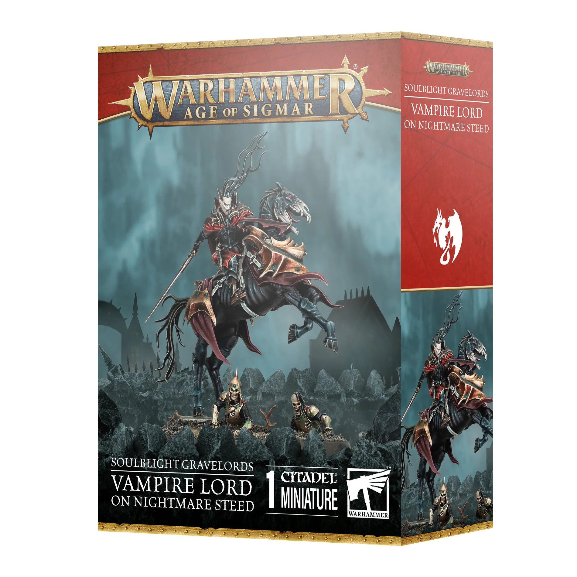 Warhammer Age of Sigmar - Soulblight Gravelords: Vampire Lord on Nightmare Steed