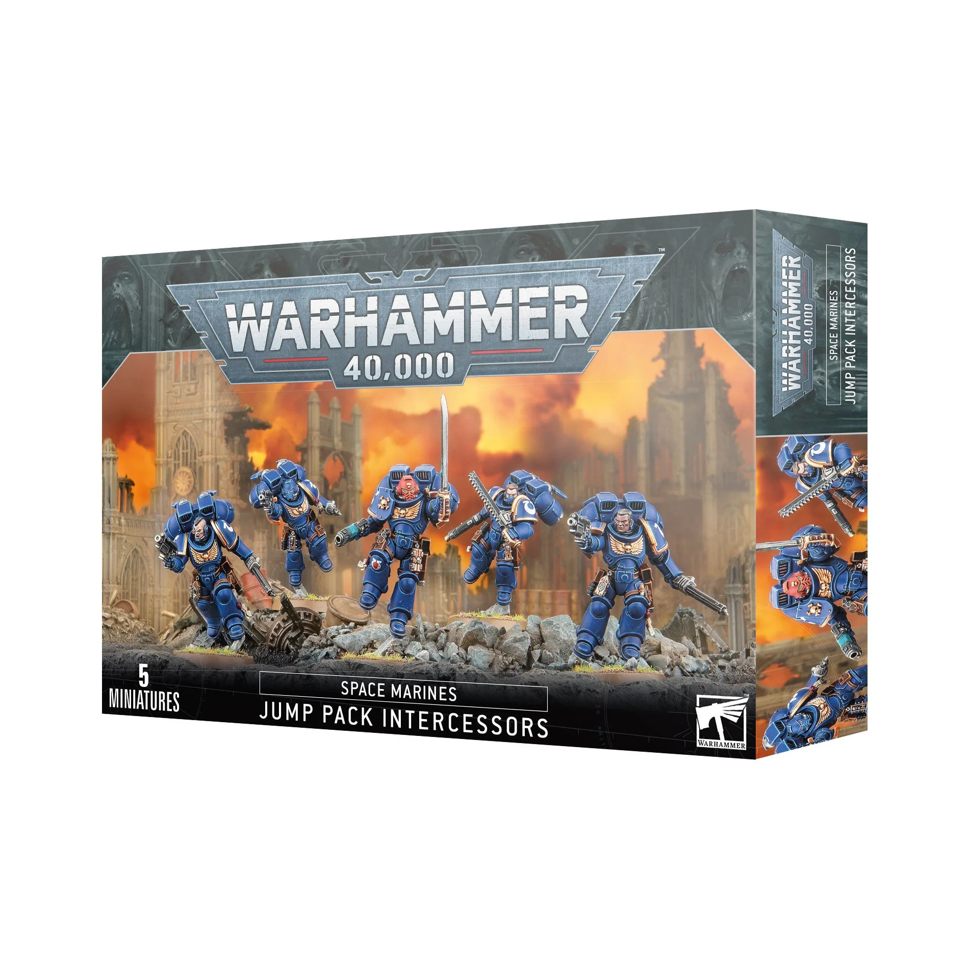Warhammer 40,000 - Space Marines: Assault Intercessors with Jump Packs