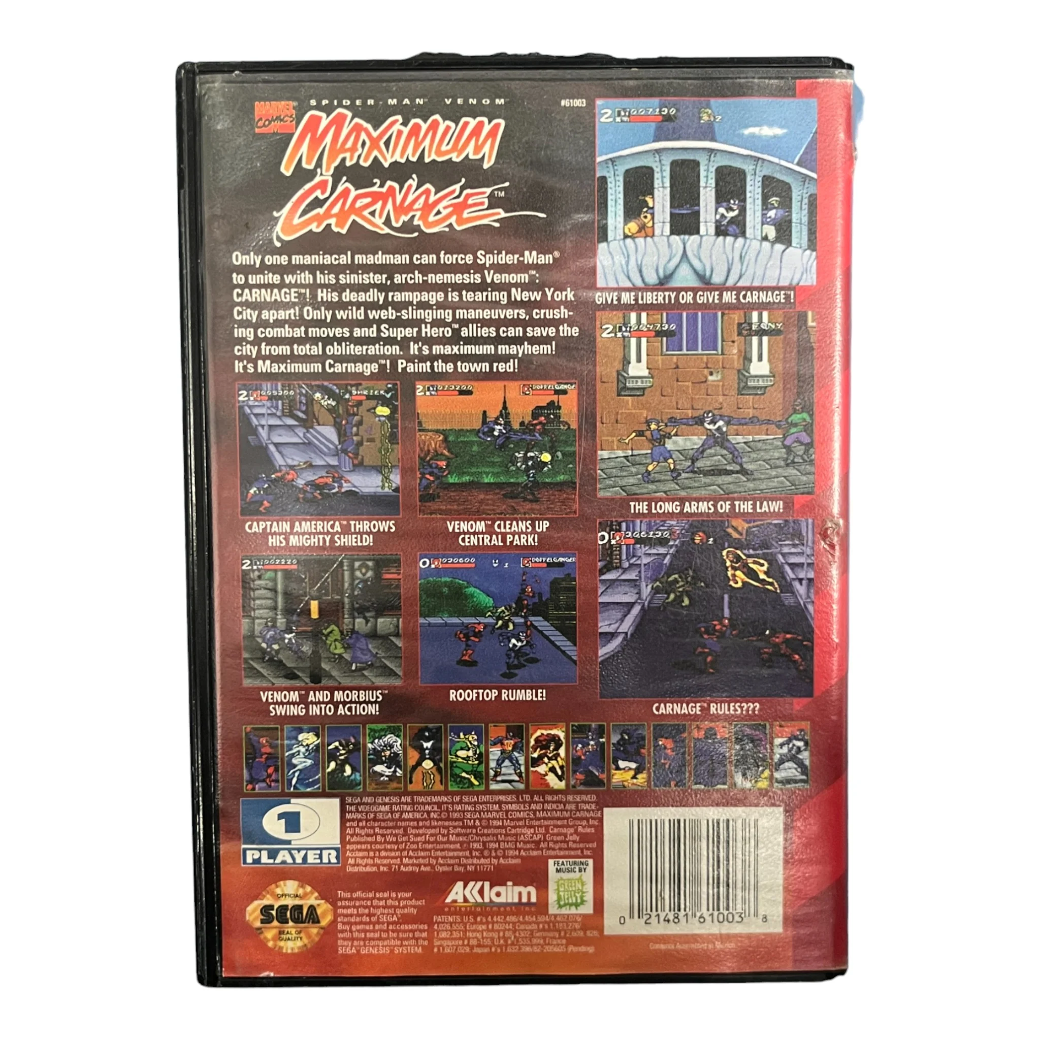 Spiderman Maximum Carnage (GEN) - Image 2