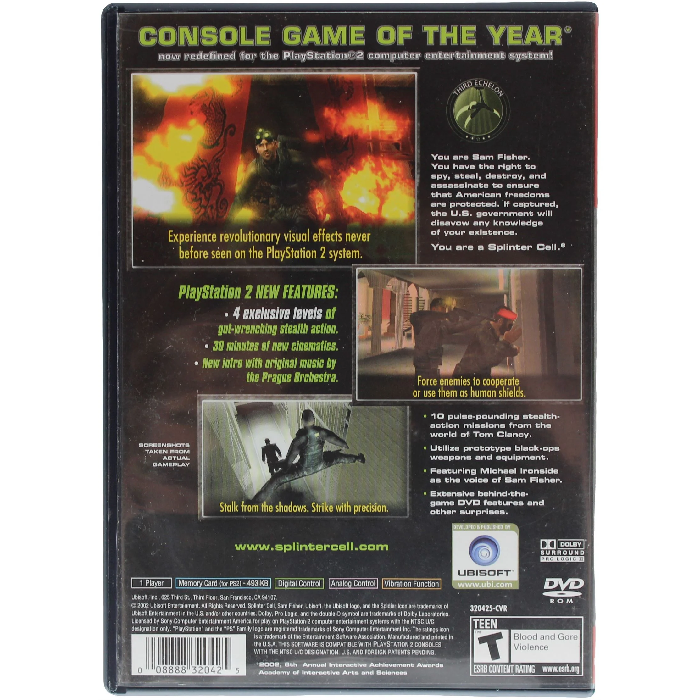 Splinter Cell: Stealth Action Redefined (PS2) - Image 3