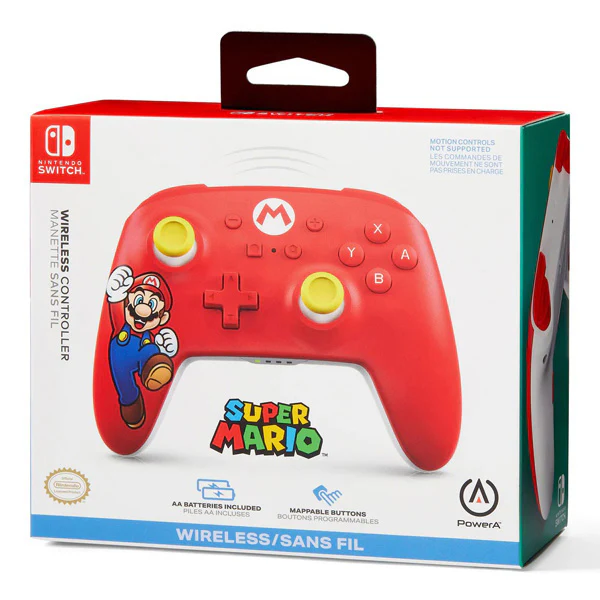 Super Mario Bros Mario Joy Wireless Nintendo Switch Controller