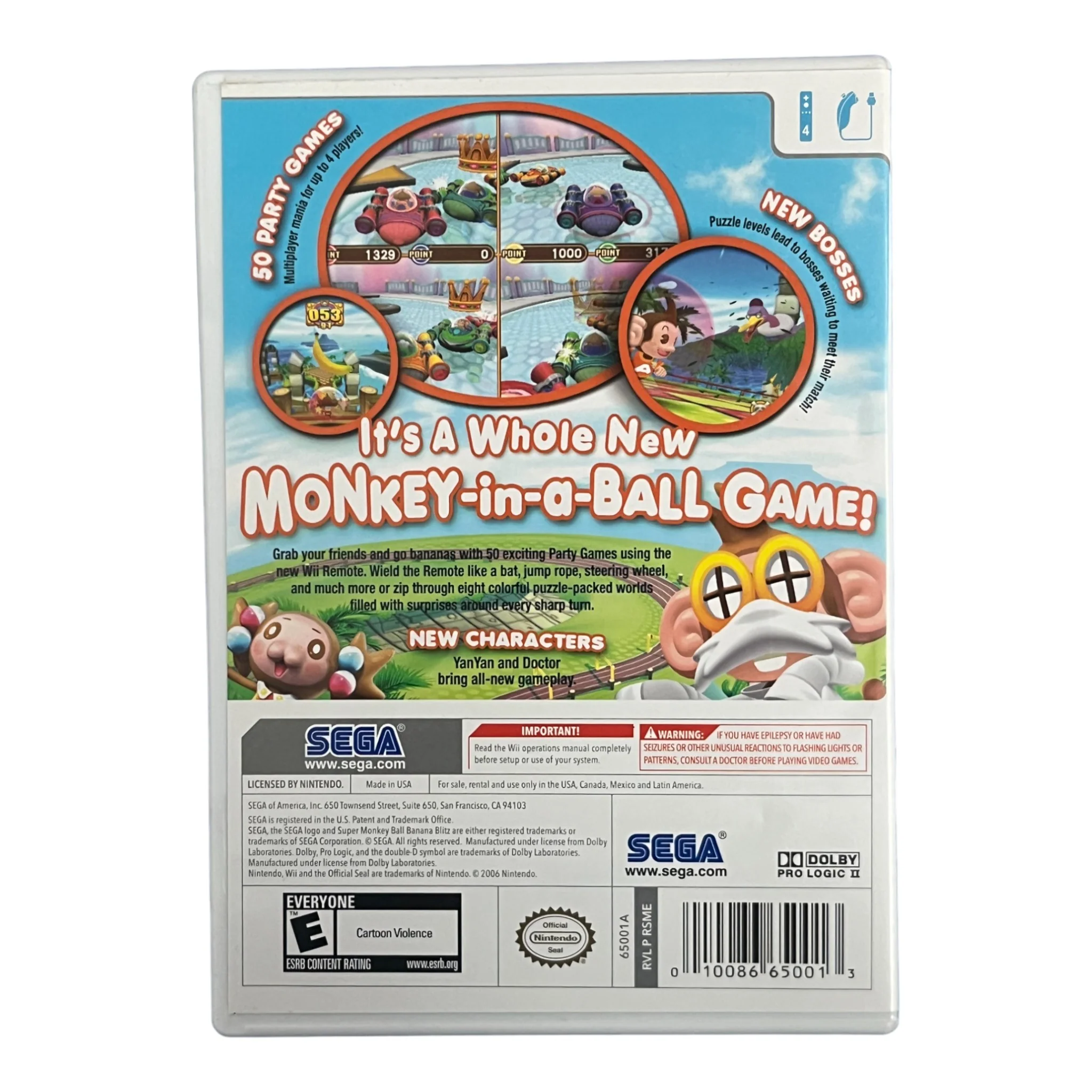 Super Monkey Ball Banana Blitz (Wii) - Image 2