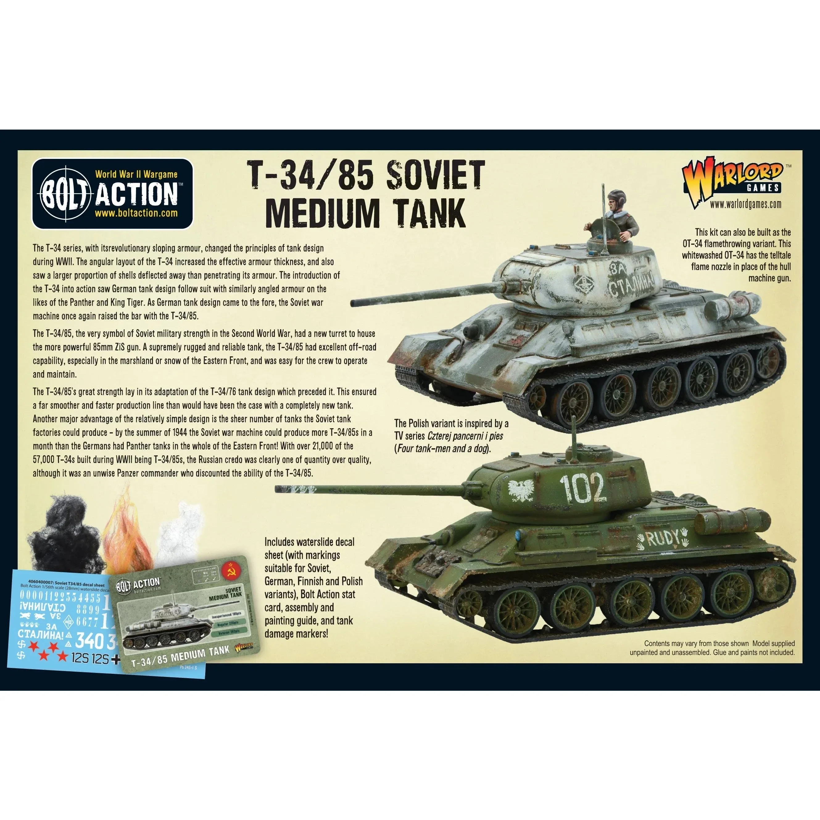 T34/85 Medium Tank - Image 4